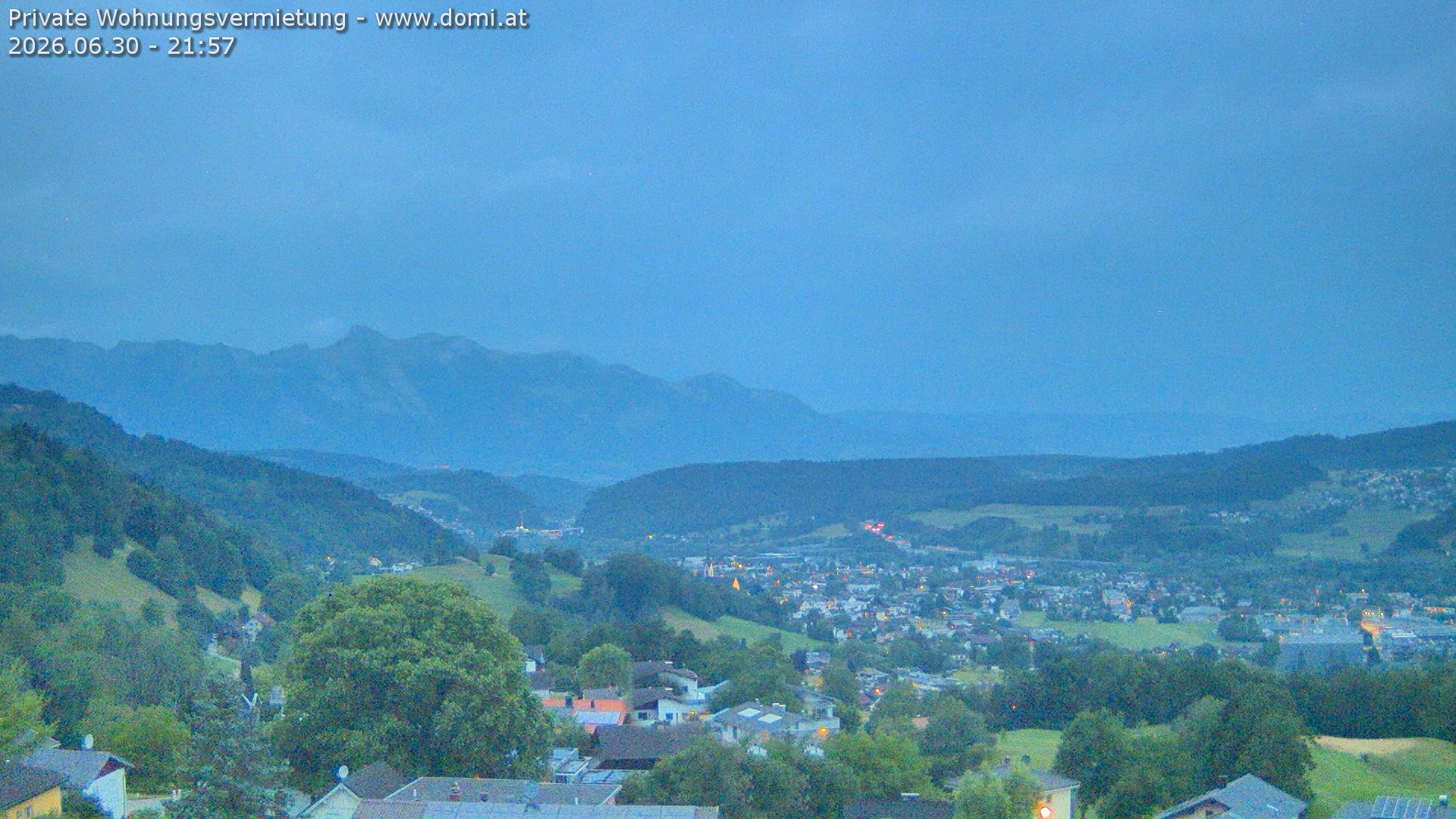 Archived image Webcam View from Gampelün in Frastanz