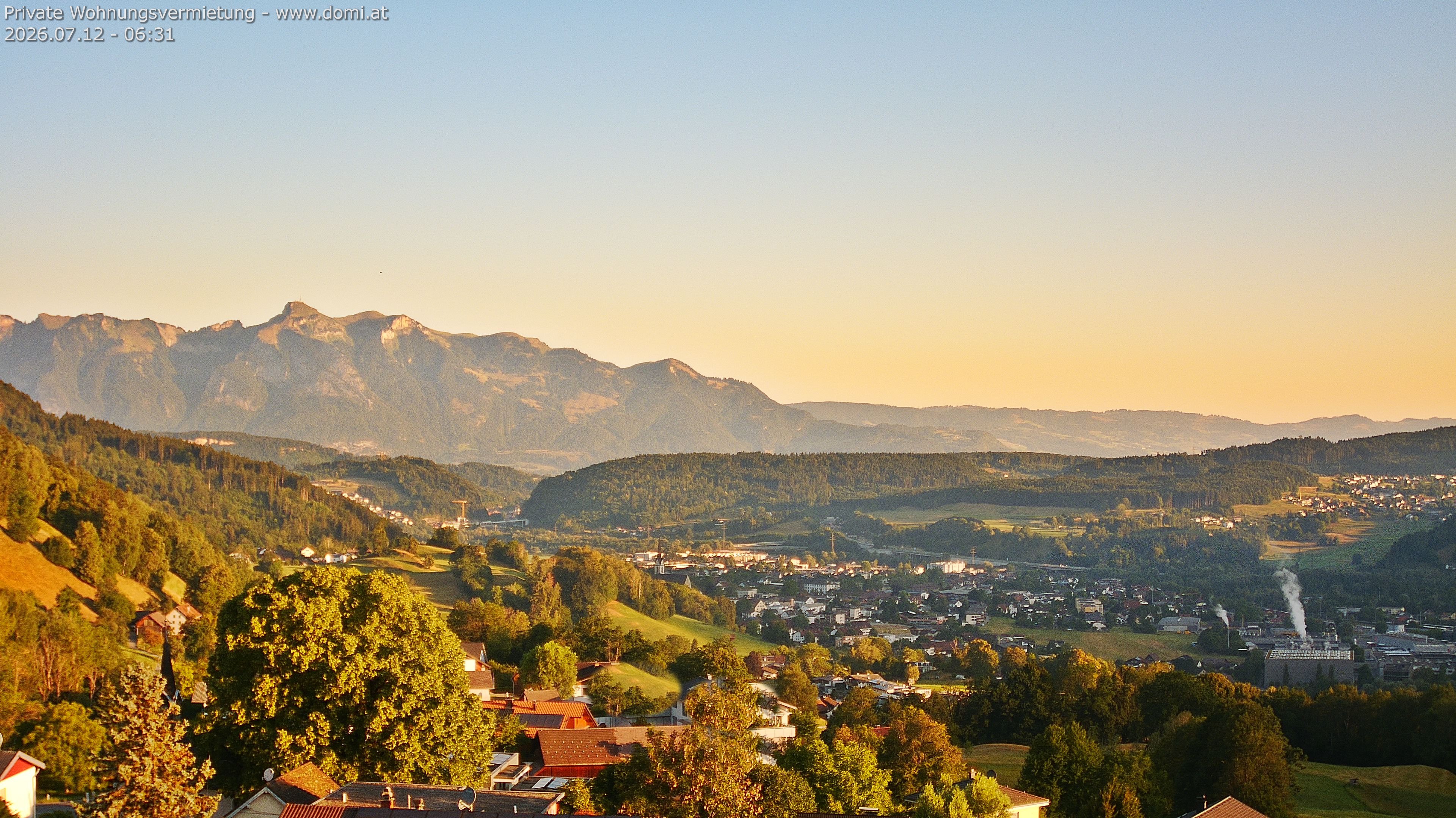 Archiv Foto Webcam Ausblick von Gampelün bei Frastanz