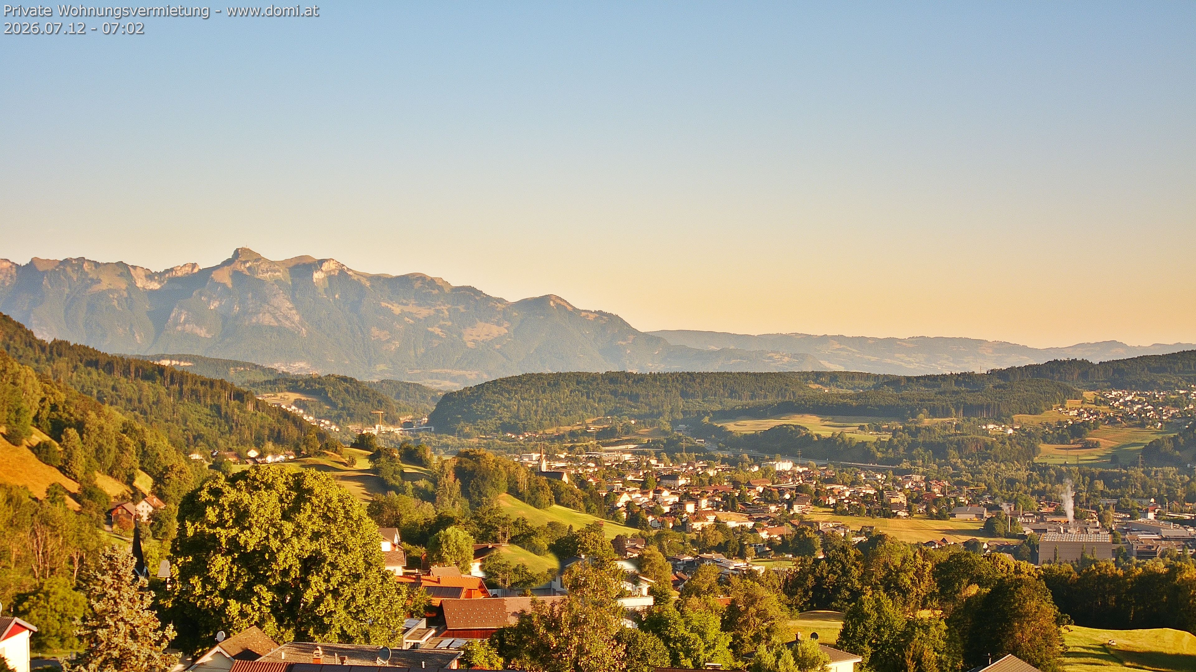 Archiv Foto Webcam Ausblick von Gampelün bei Frastanz
