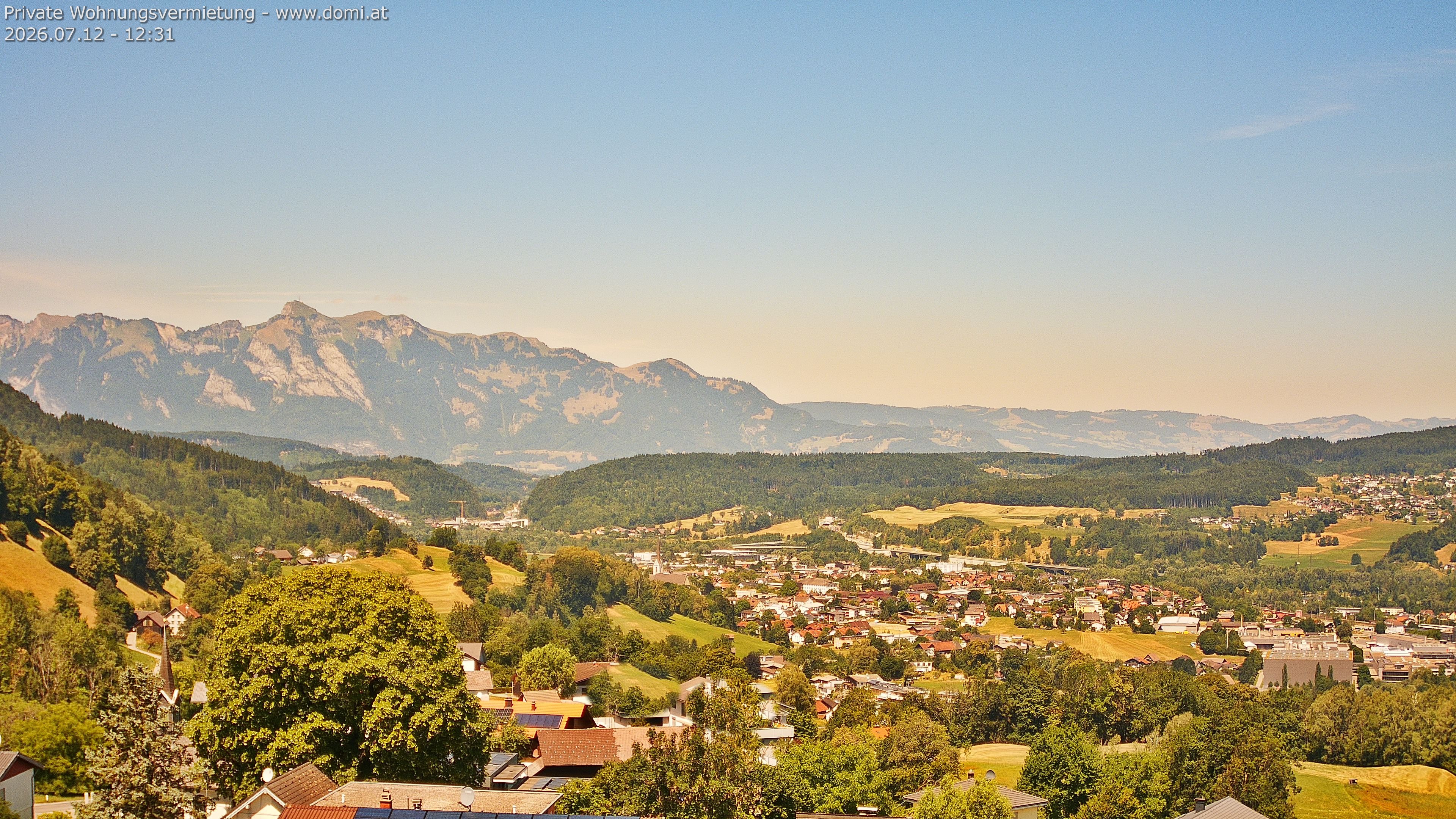 Archiv Foto Webcam Ausblick von Gampelün bei Frastanz