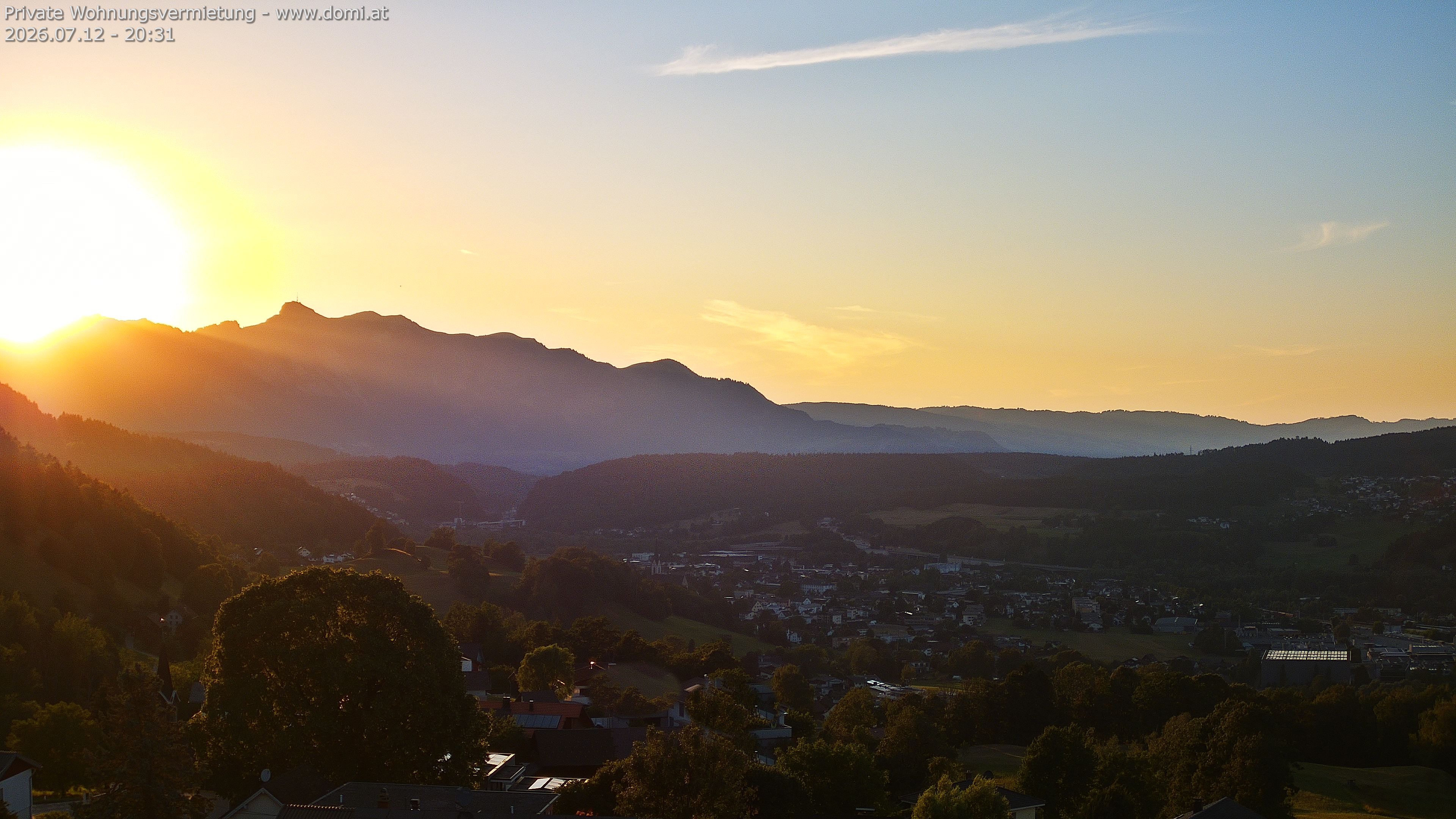 Archiv Foto Webcam Ausblick von Gampelün bei Frastanz
