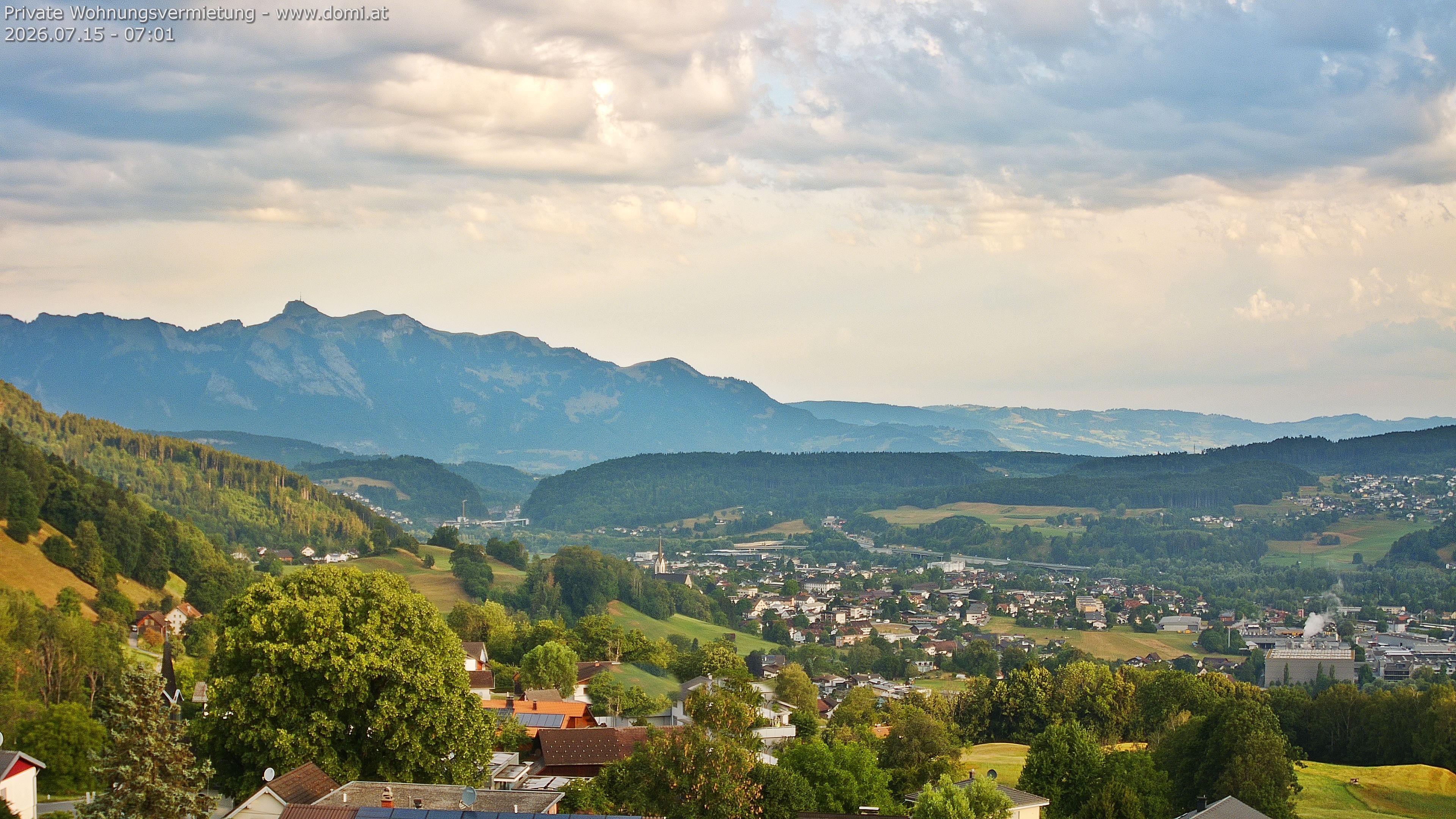 Archiv Foto Webcam Ausblick von Gampelün bei Frastanz