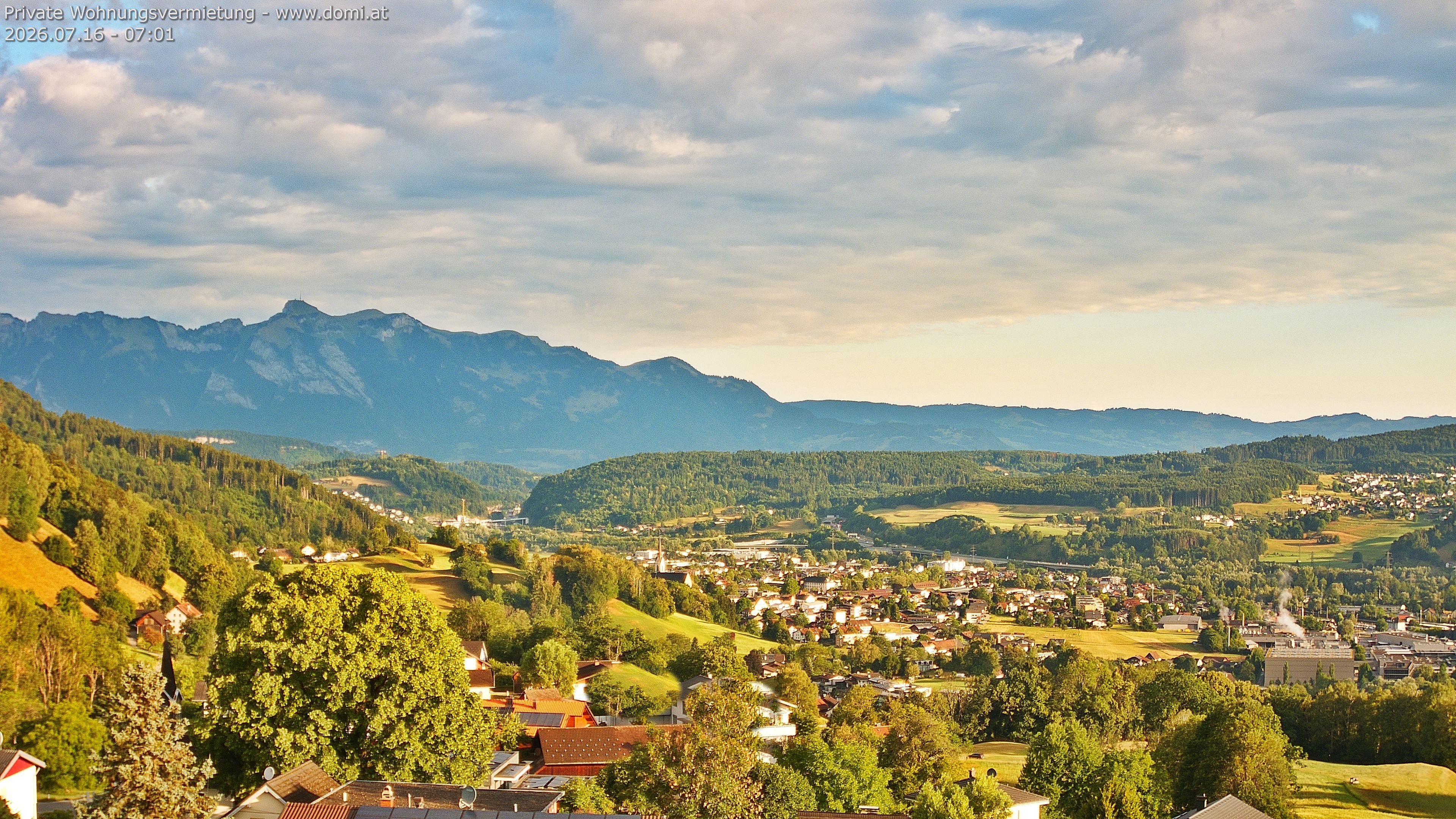 Archiv Foto Webcam Ausblick von Gampelün bei Frastanz
