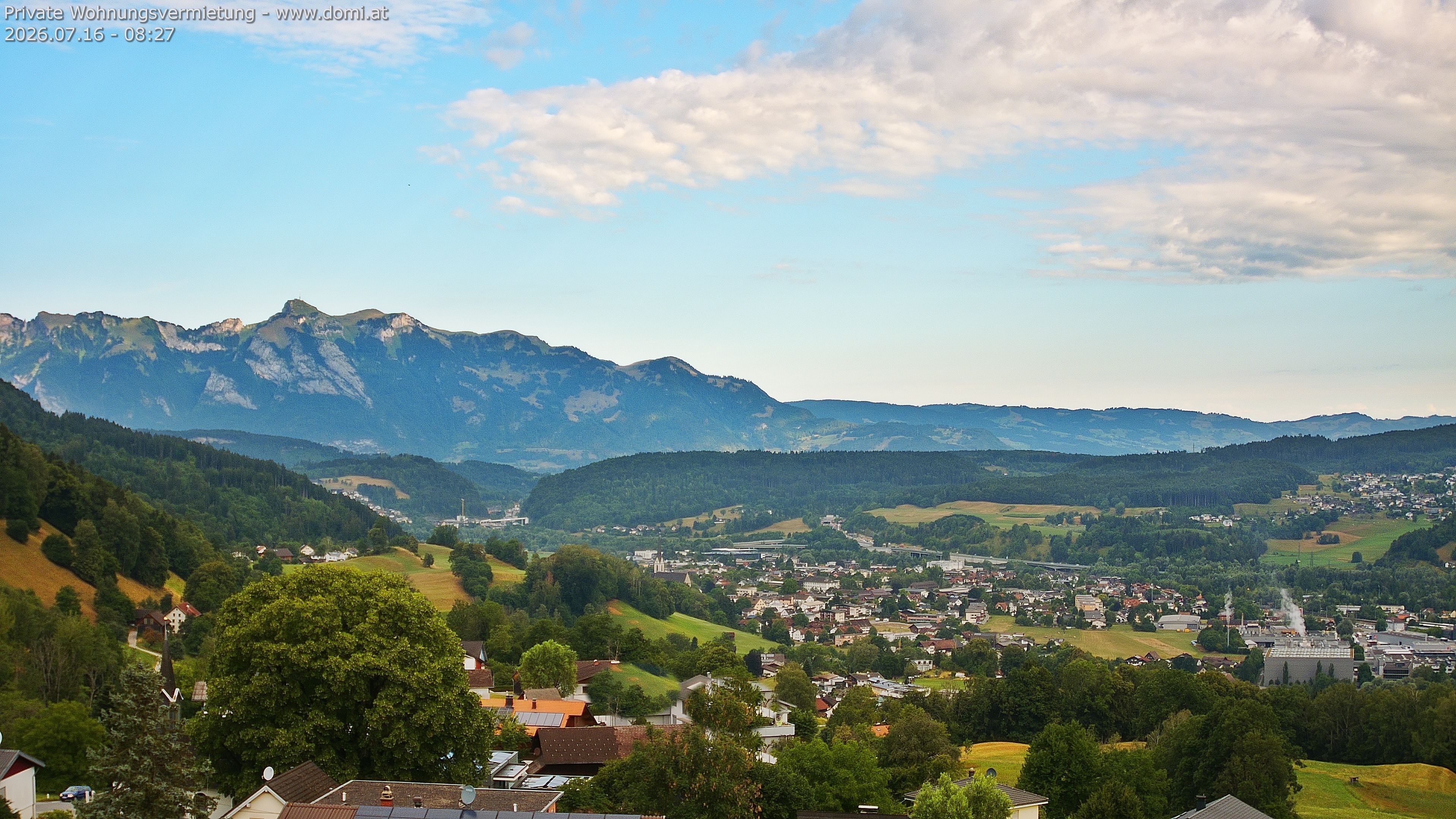 Archiv Foto Webcam Ausblick von Gampelün bei Frastanz