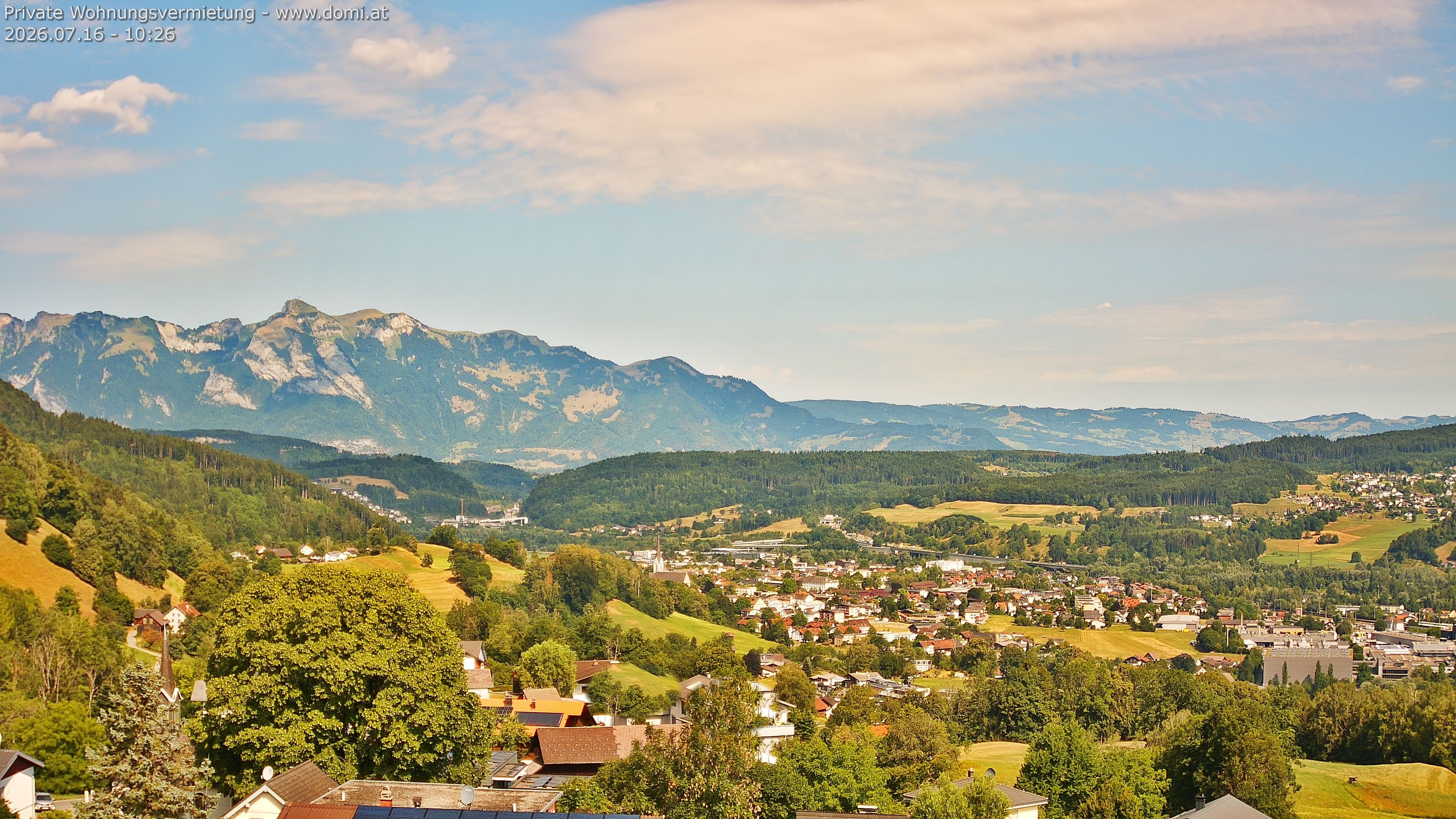 Archiv Foto Webcam Ausblick von Gampelün bei Frastanz