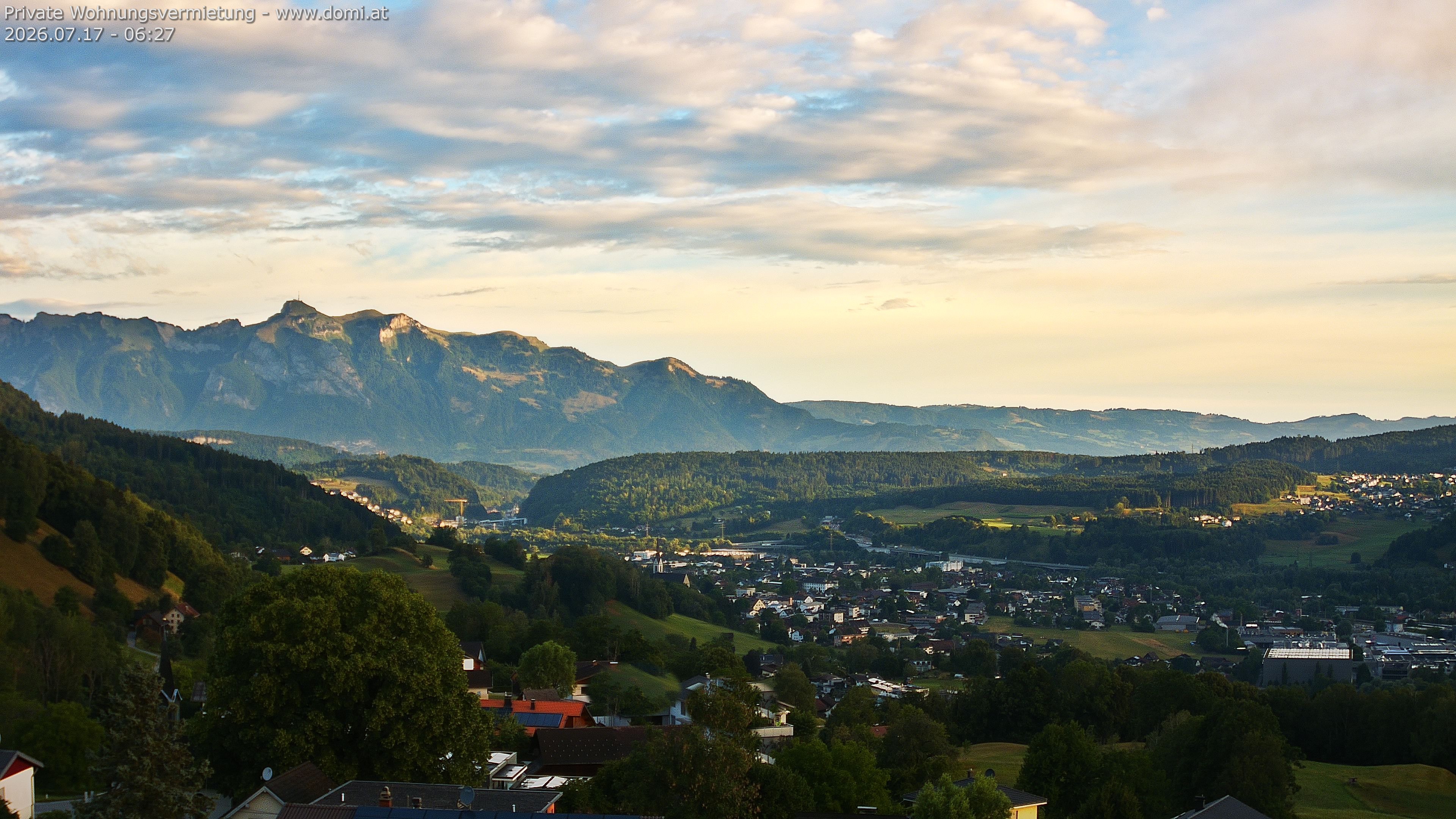 Archiv Foto Webcam Ausblick von Gampelün bei Frastanz