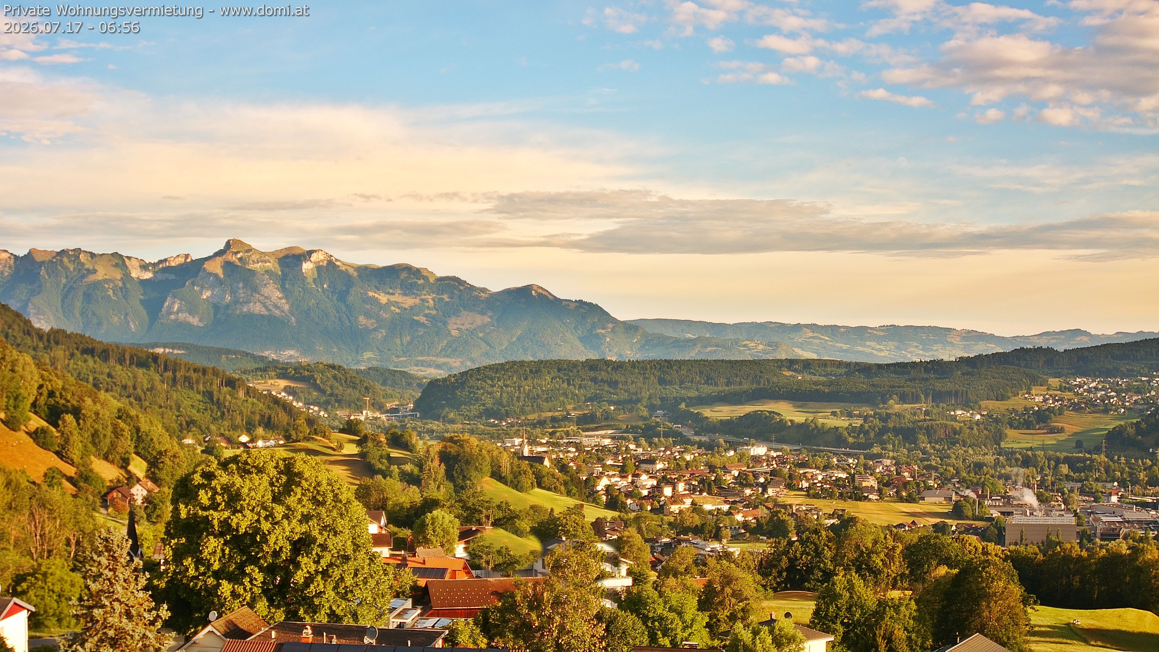 Archiv Foto Webcam Ausblick von Gampelün bei Frastanz