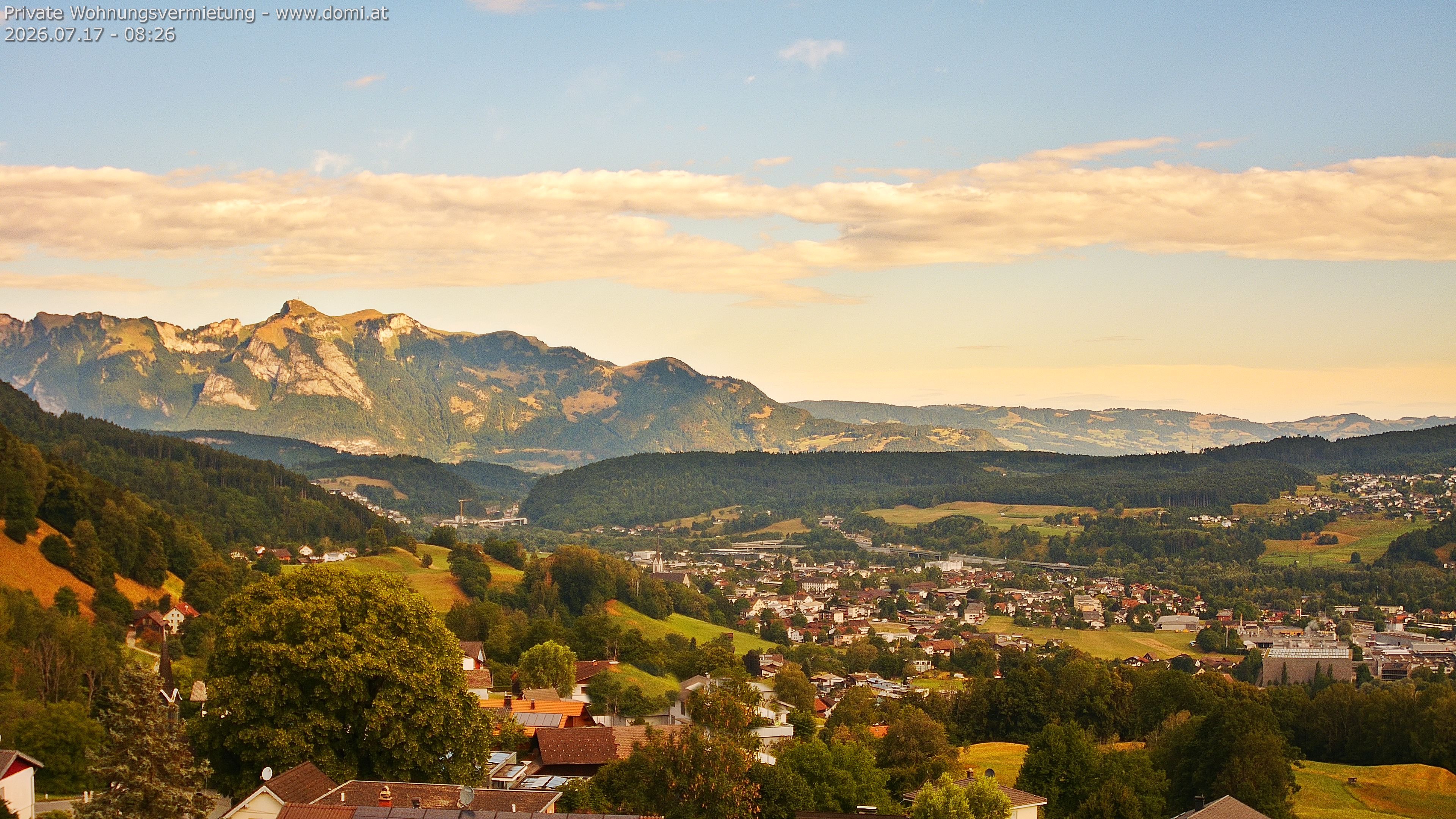Archiv Foto Webcam Ausblick von Gampelün bei Frastanz