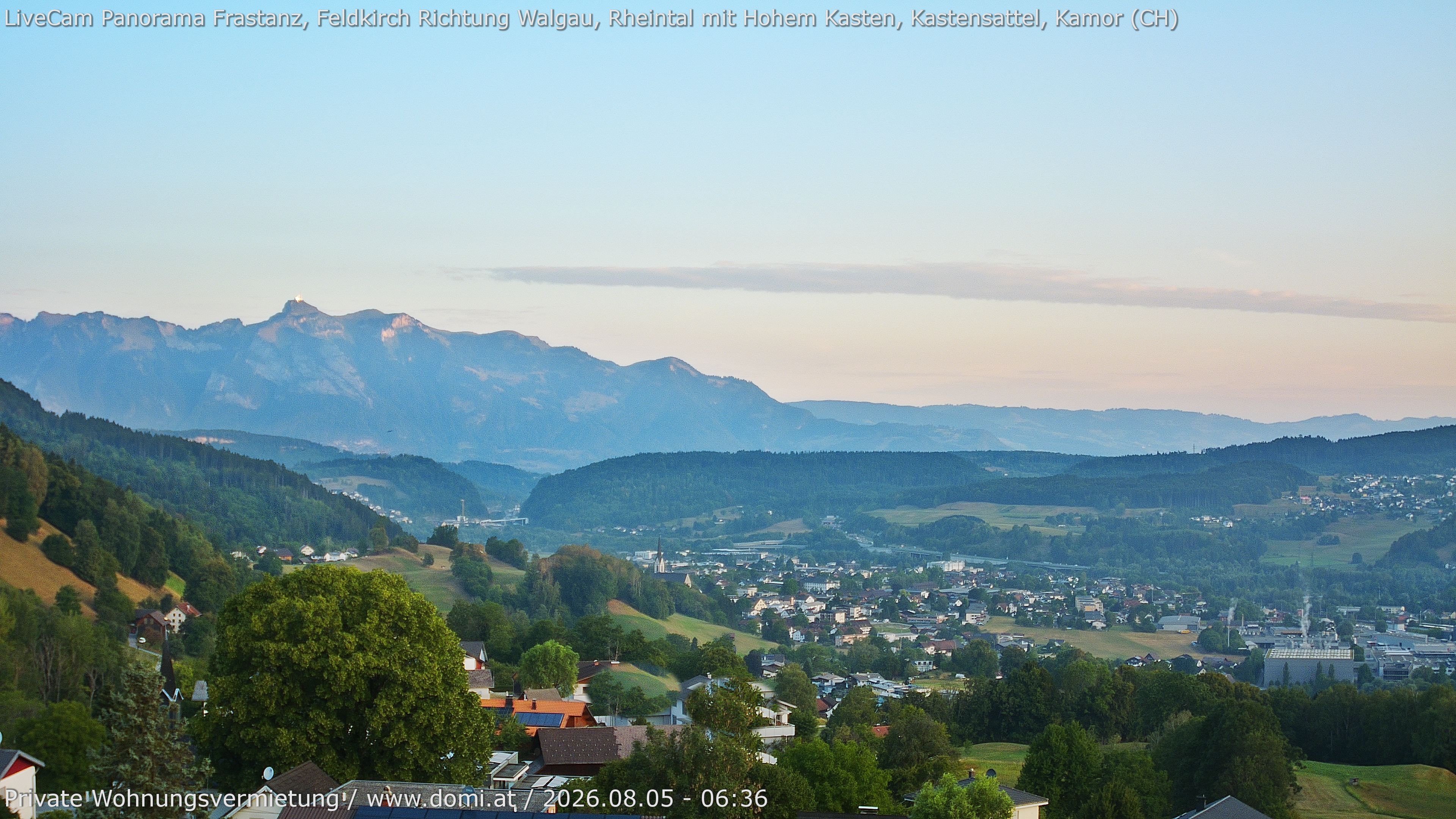 Archiv Foto Webcam Ausblick von Gampelün bei Frastanz