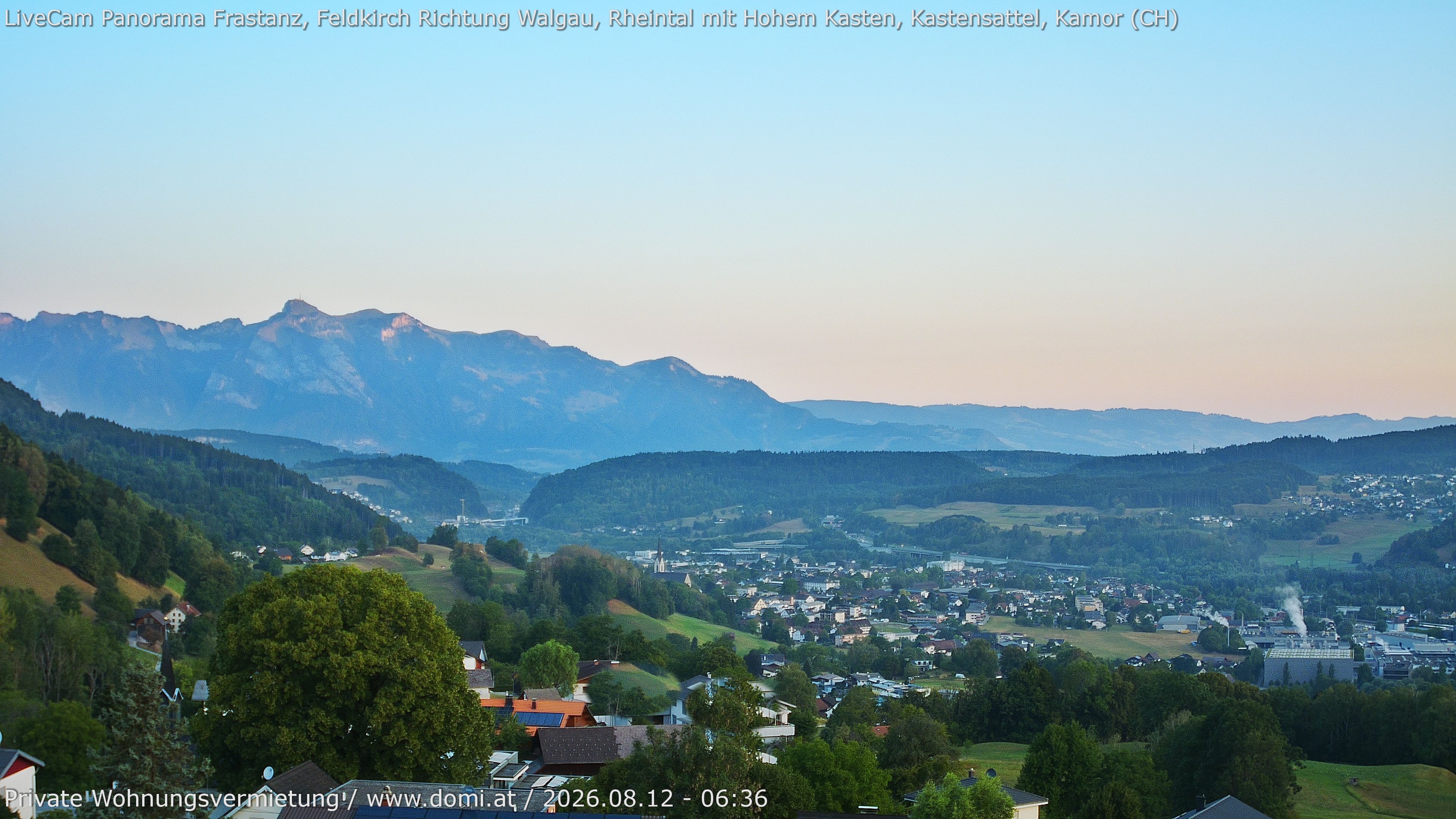 Archiv Foto Webcam Ausblick von Gampelün bei Frastanz