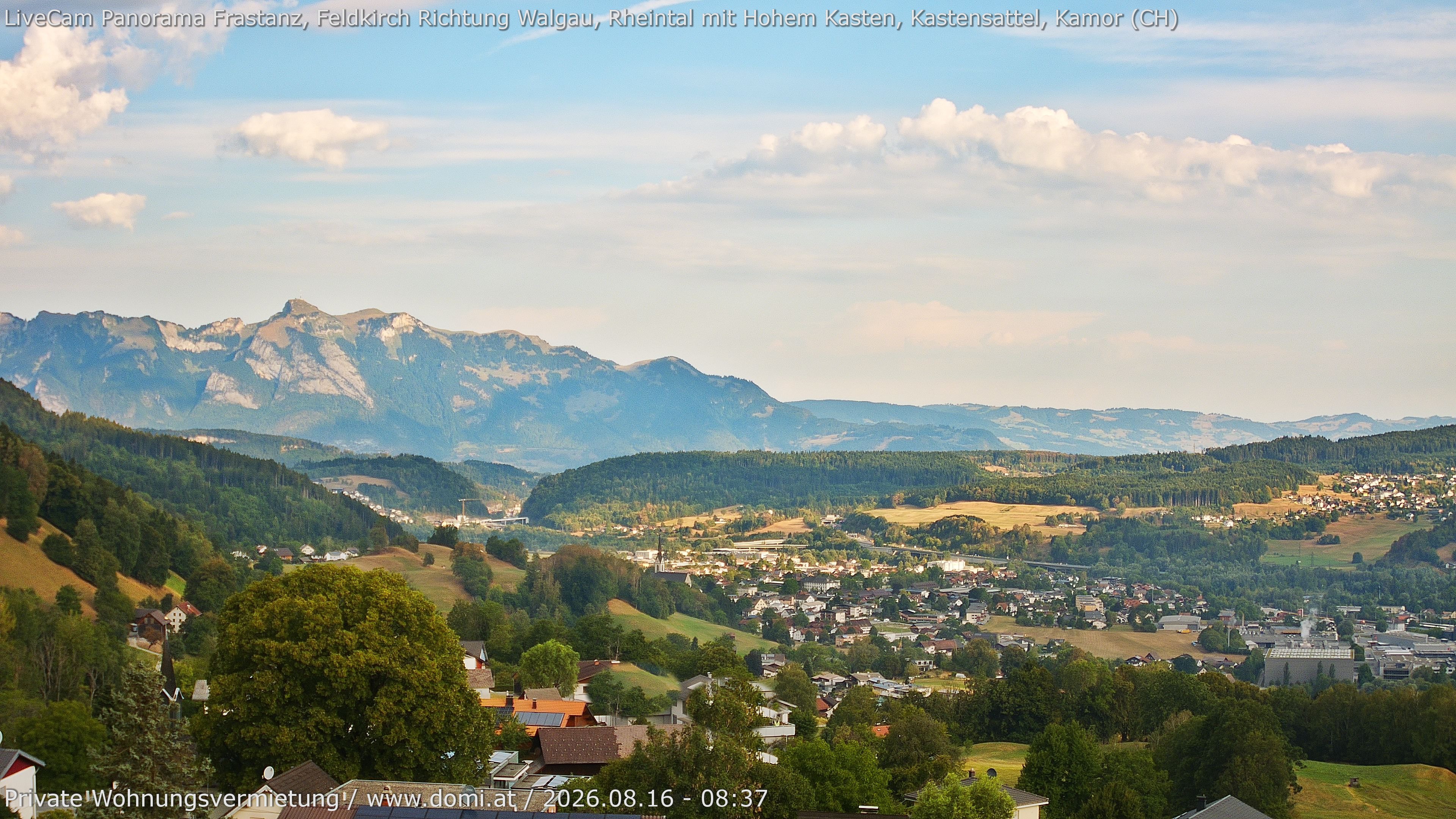Archiv Foto Webcam Ausblick von Gampelün bei Frastanz
