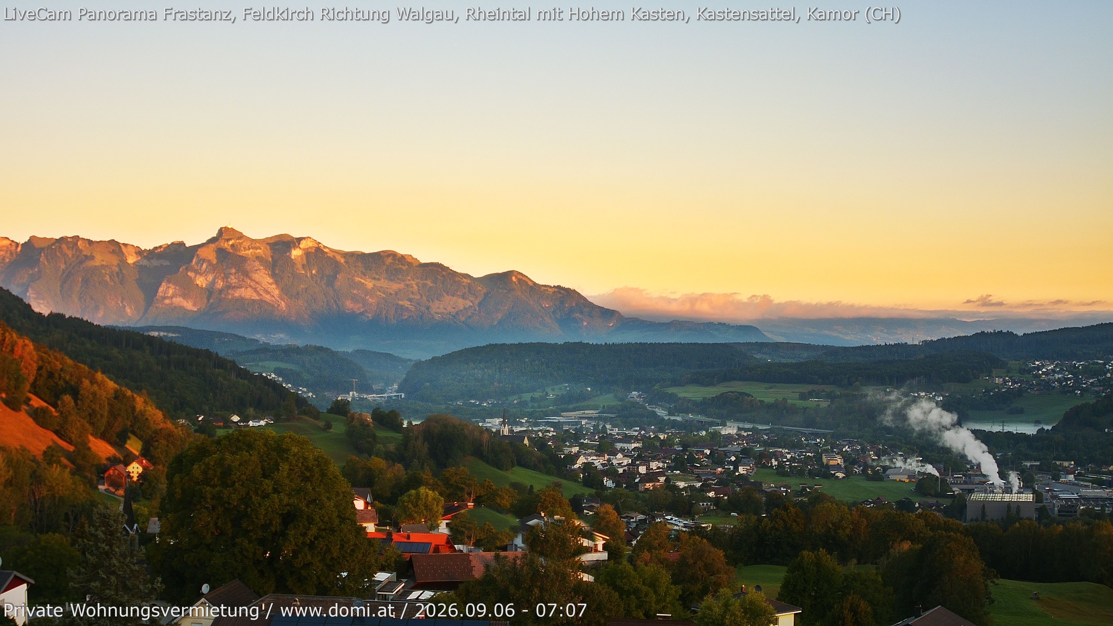 Archiv Foto Webcam Ausblick von Gampelün bei Frastanz