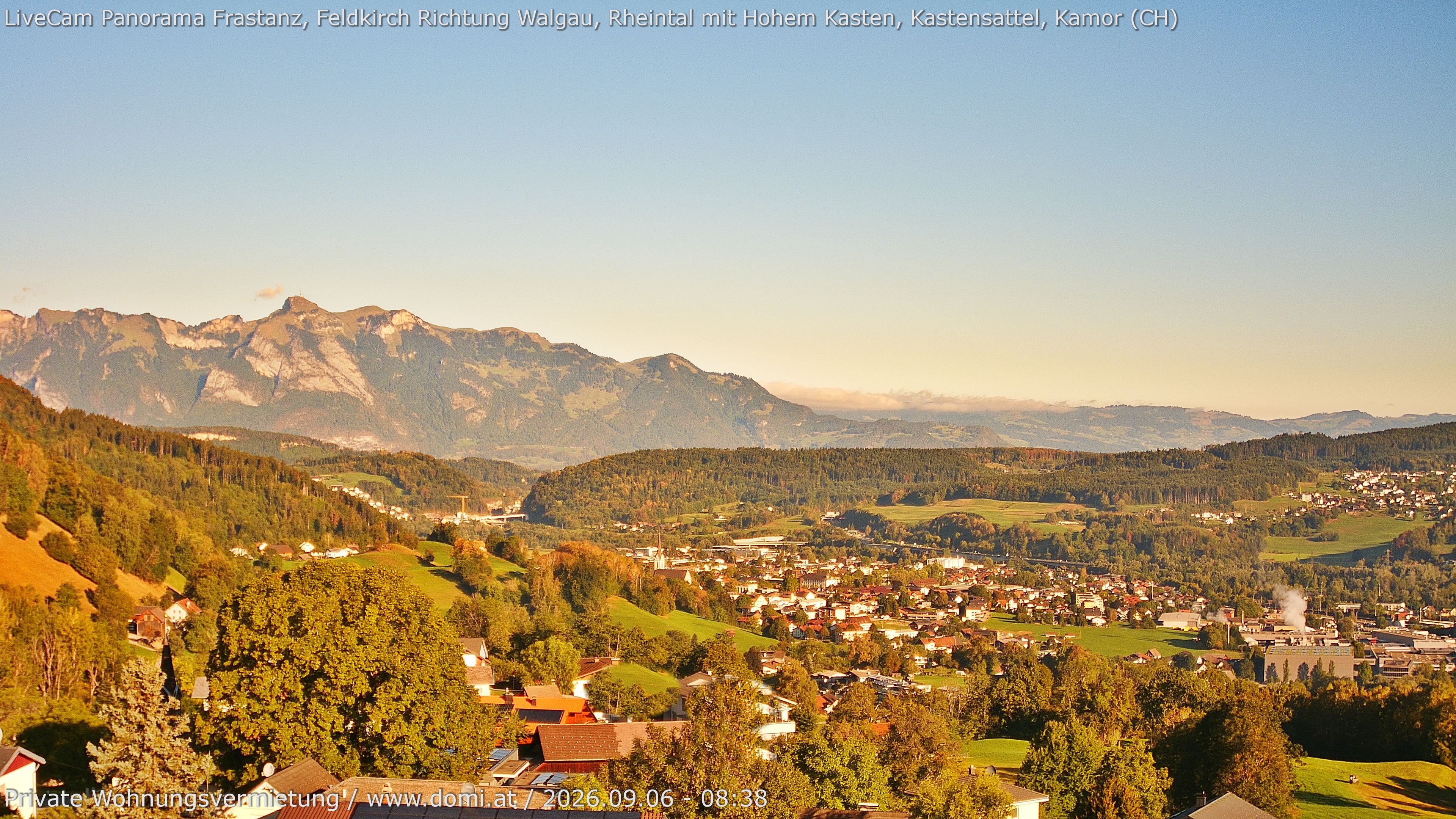 Archiv Foto Webcam Ausblick von Gampelün bei Frastanz