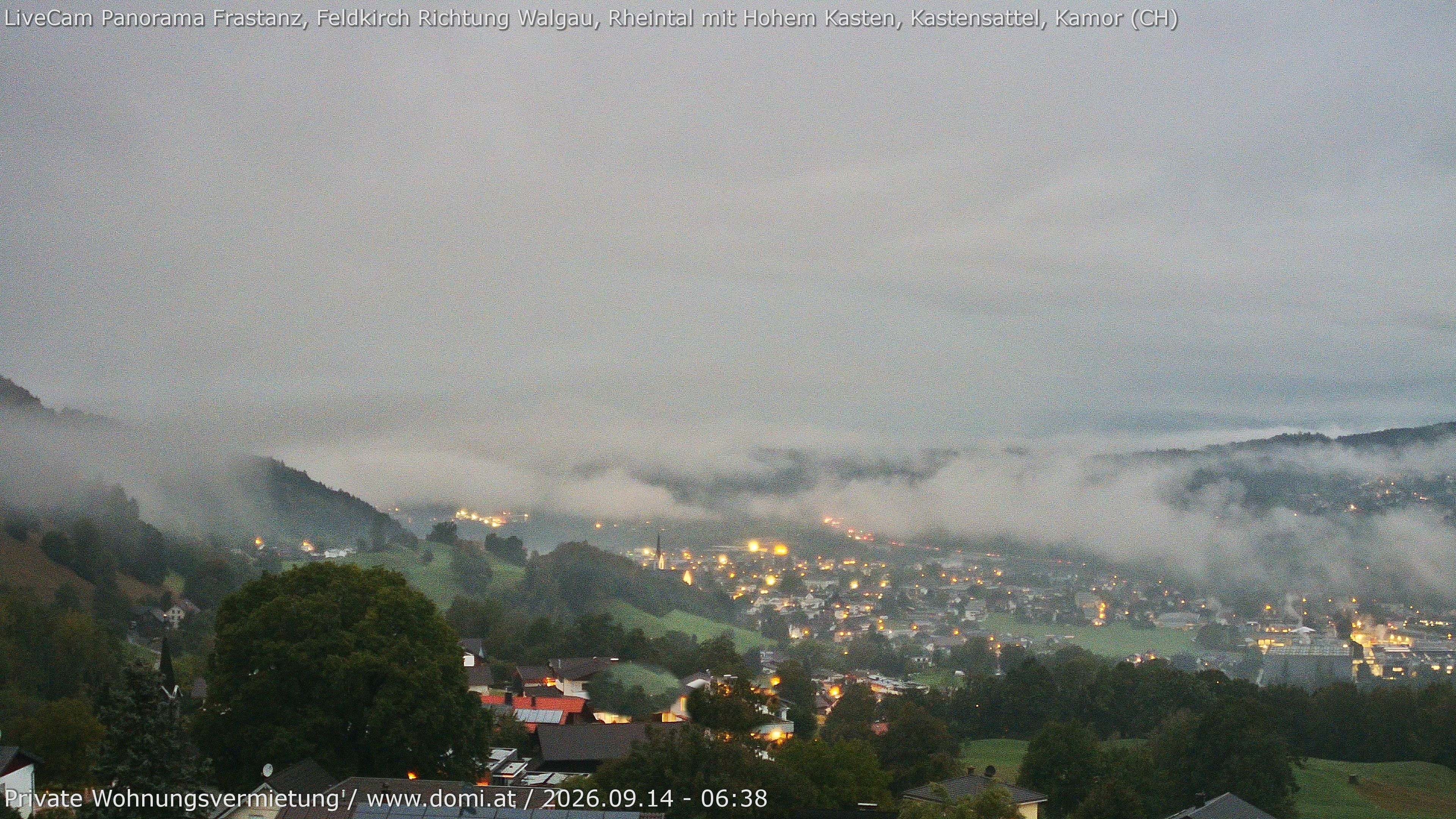 Archiv Foto Webcam Ausblick von Gampelün bei Frastanz