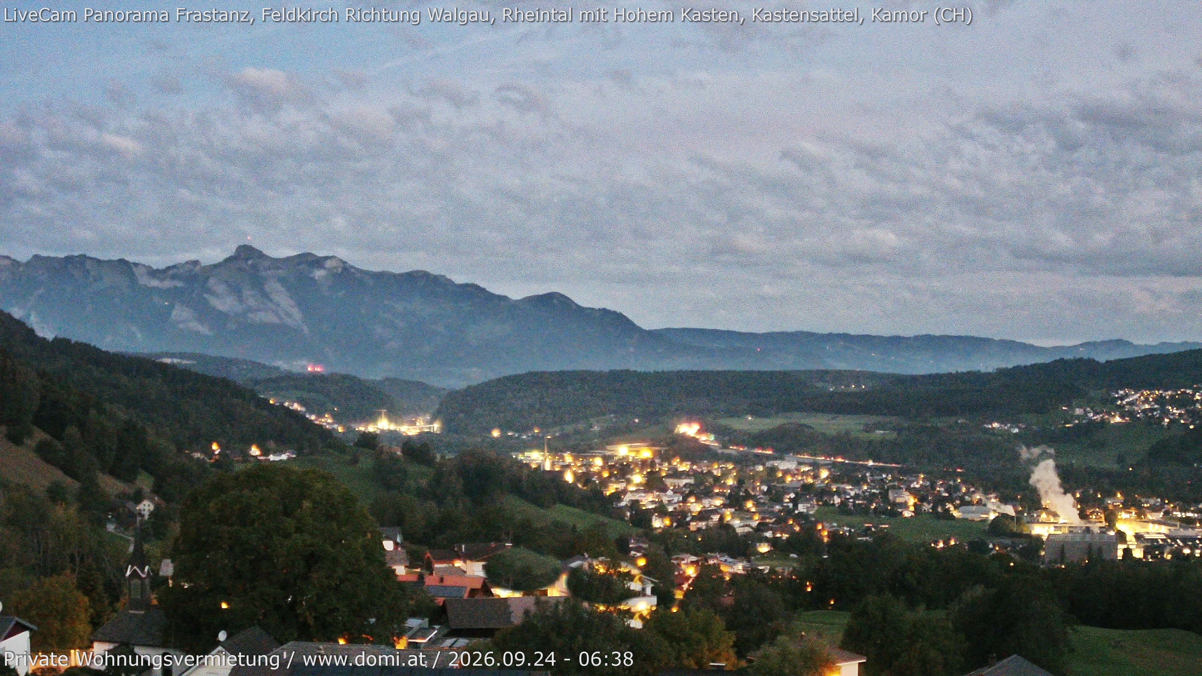 Archiv Foto Webcam Ausblick von Gampelün bei Frastanz
