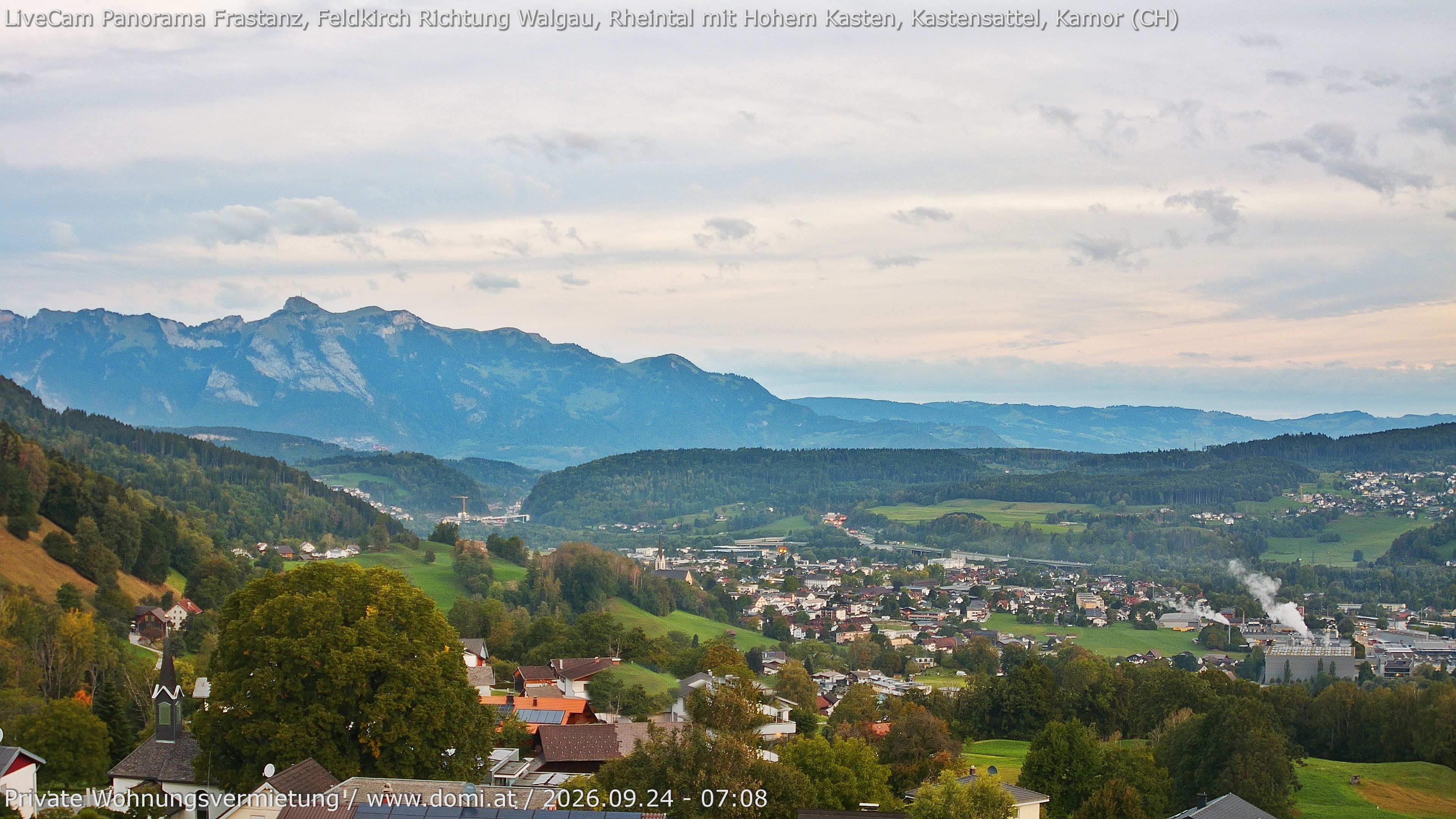 Archiv Foto Webcam Ausblick von Gampelün bei Frastanz