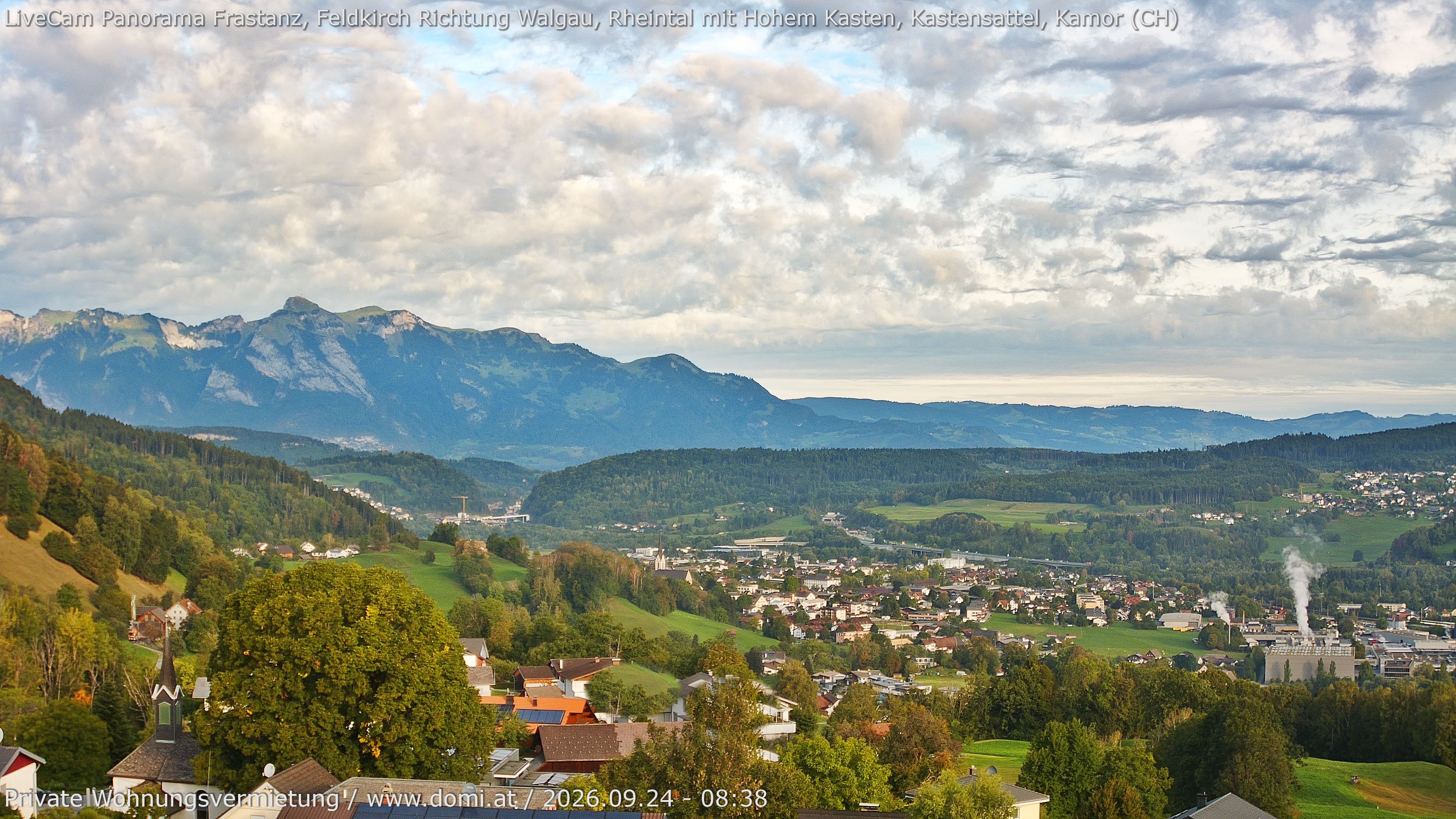 Archiv Foto Webcam Ausblick von Gampelün bei Frastanz