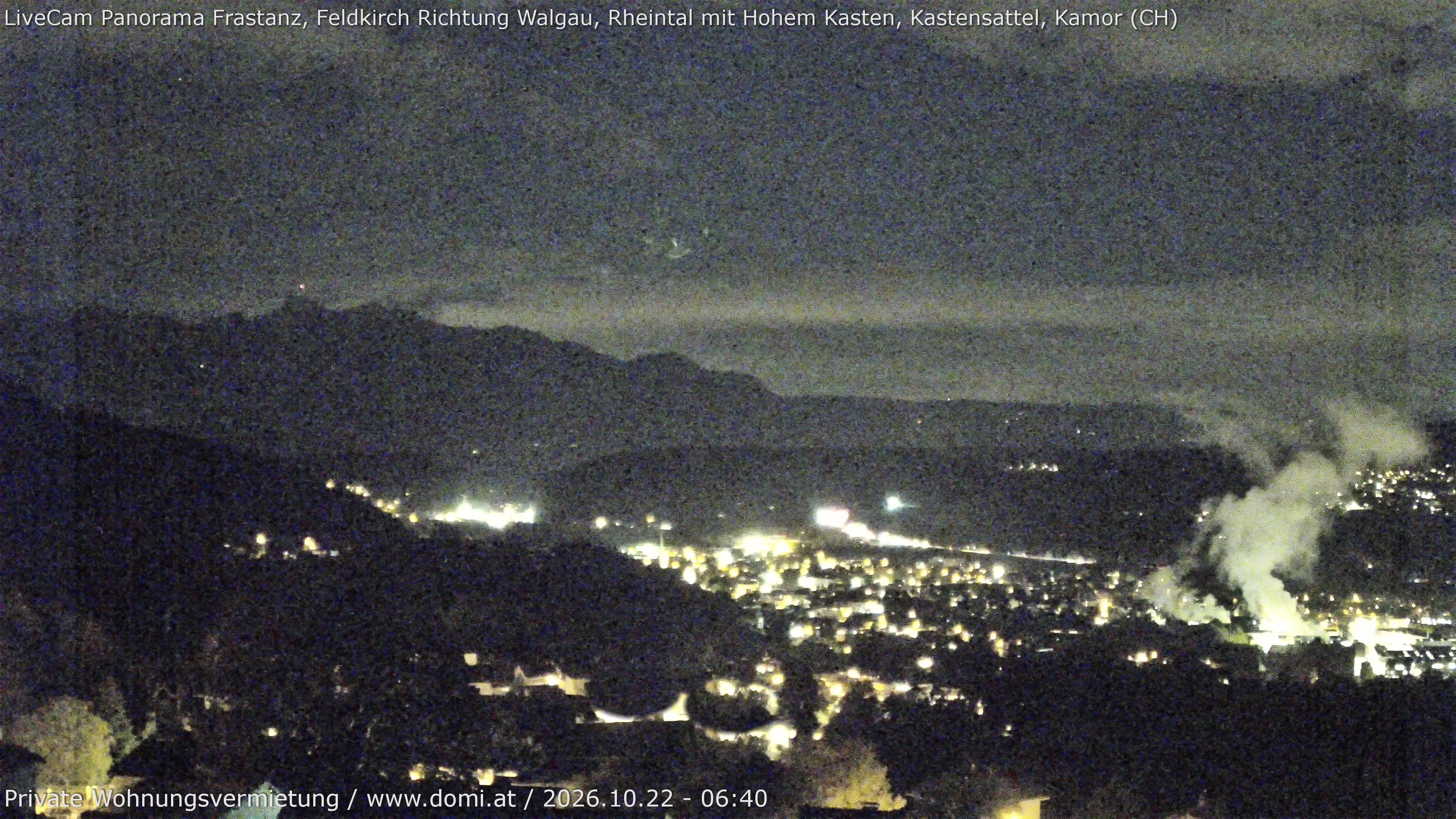 Archiv Foto Webcam Ausblick von Gampelün bei Frastanz