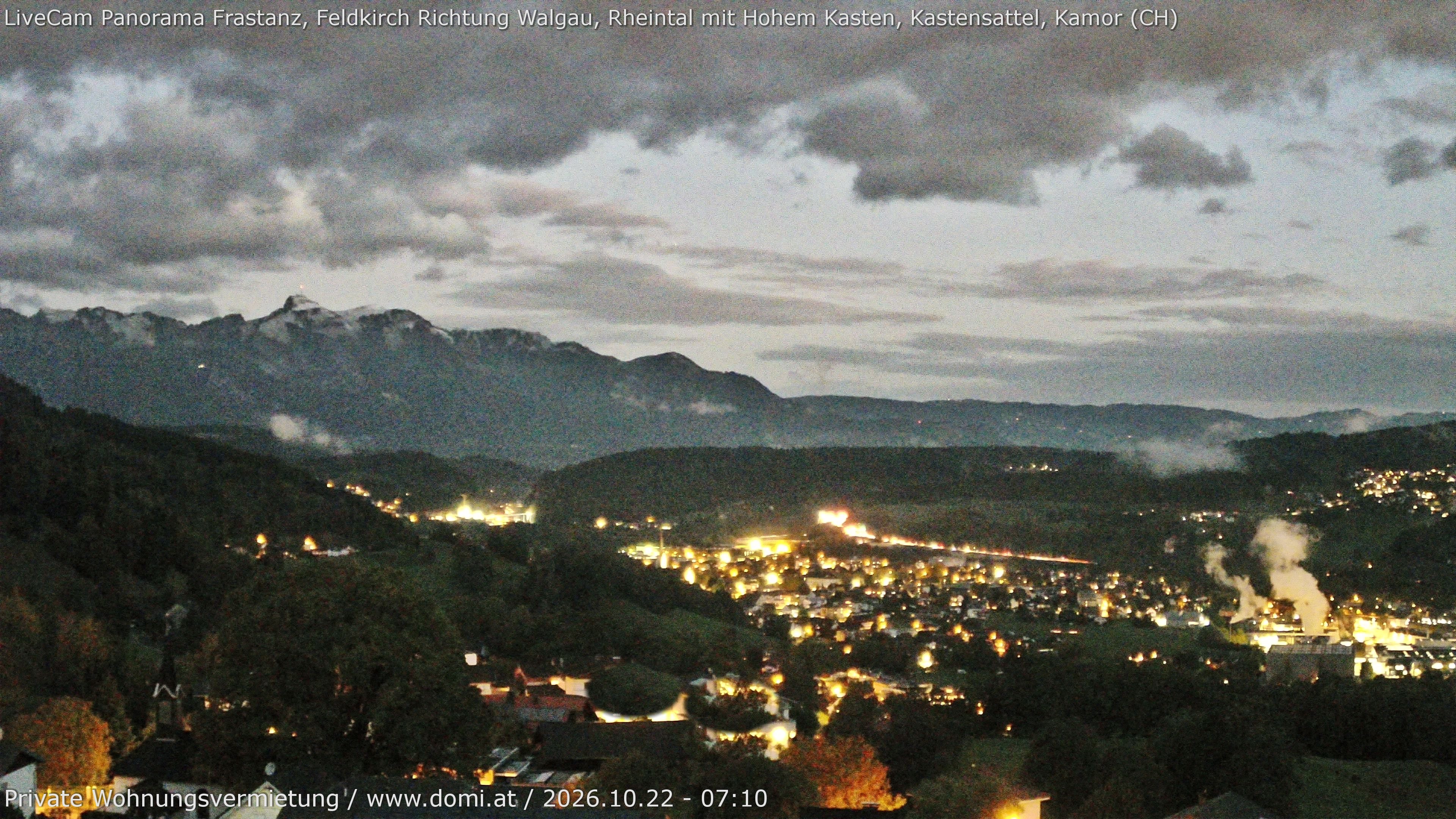 Archiv Foto Webcam Ausblick von Gampelün bei Frastanz
