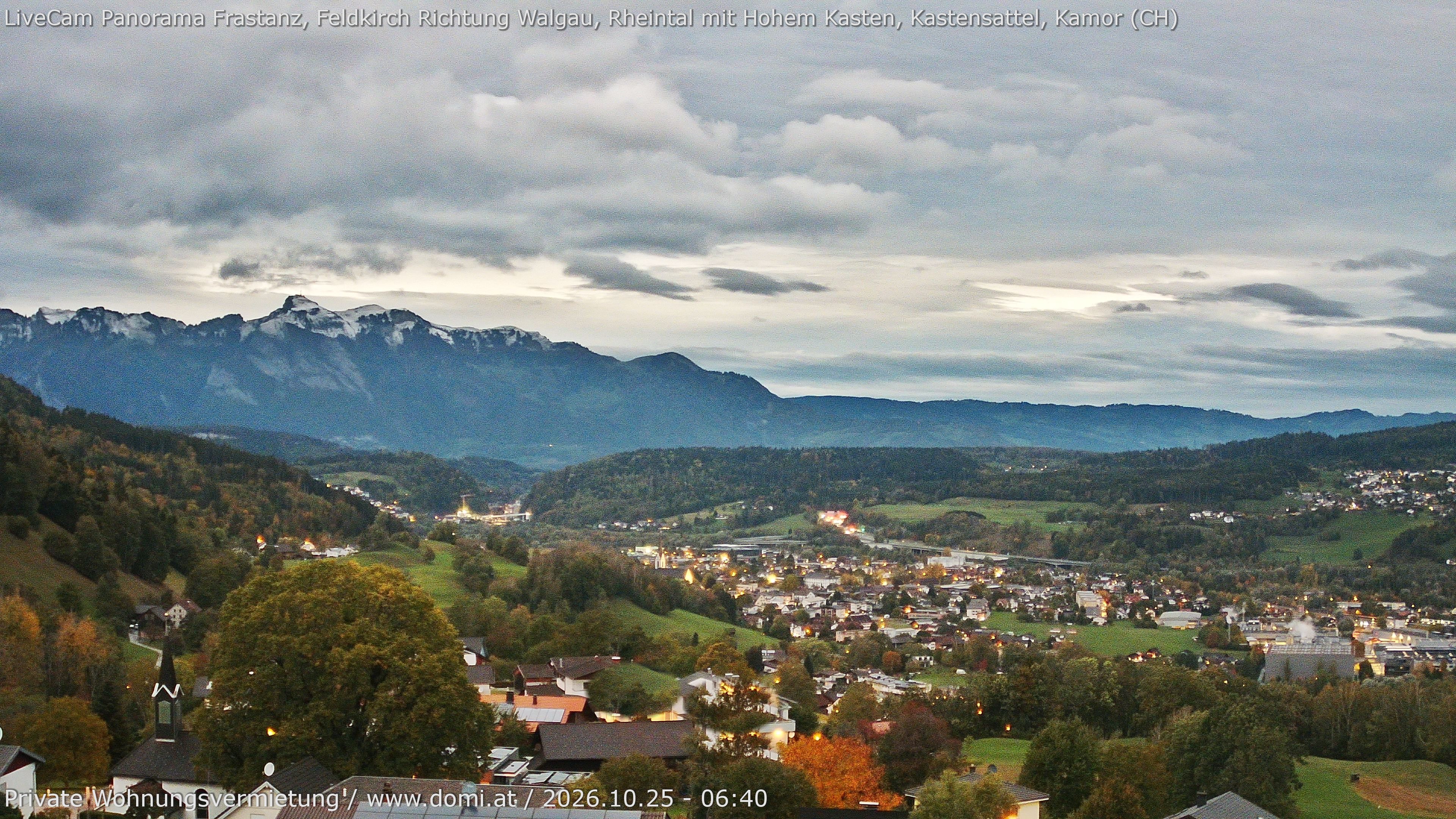 Archiv Foto Webcam Ausblick von Gampelün bei Frastanz