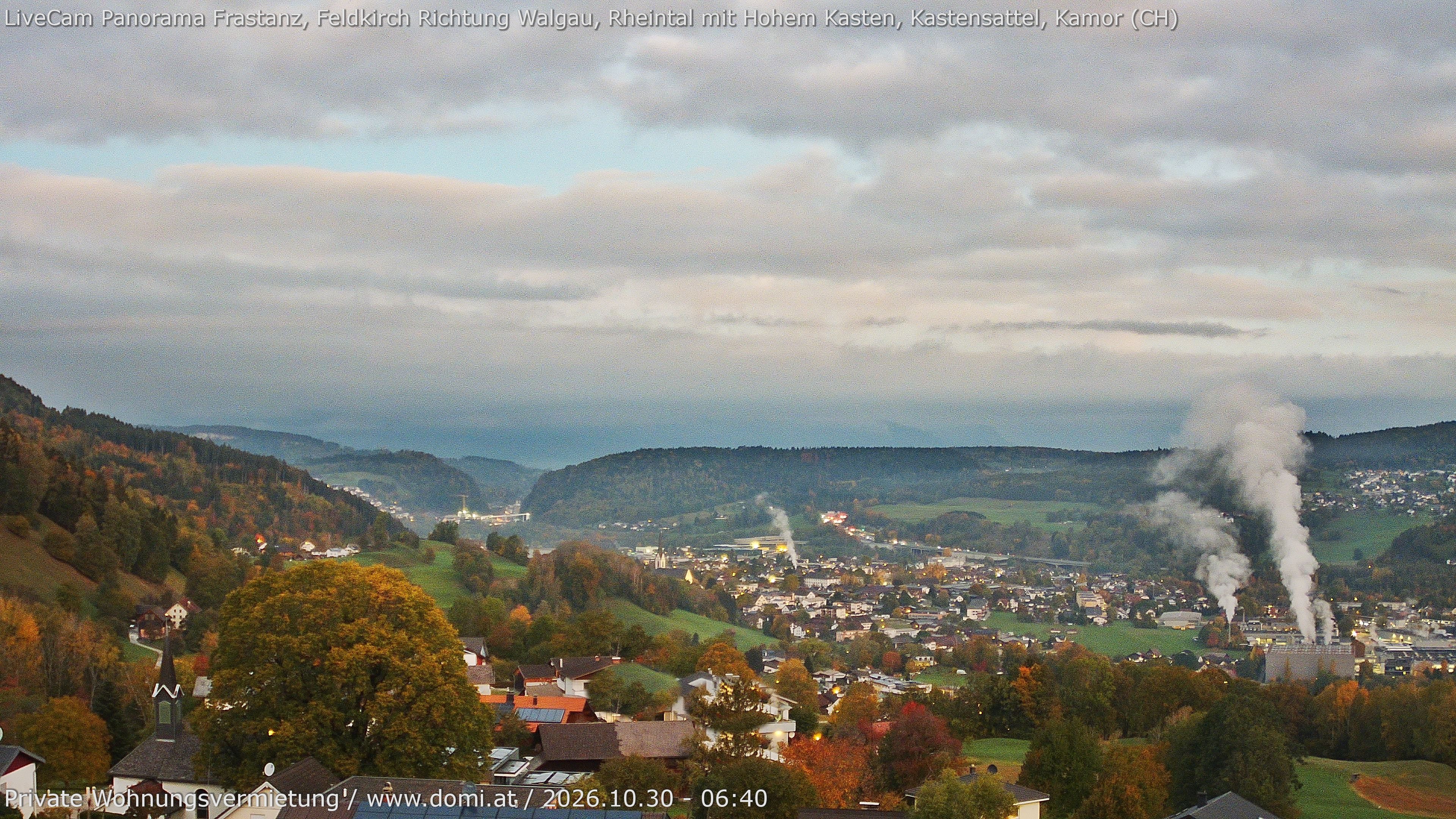 Archiv Foto Webcam Ausblick von Gampelün bei Frastanz