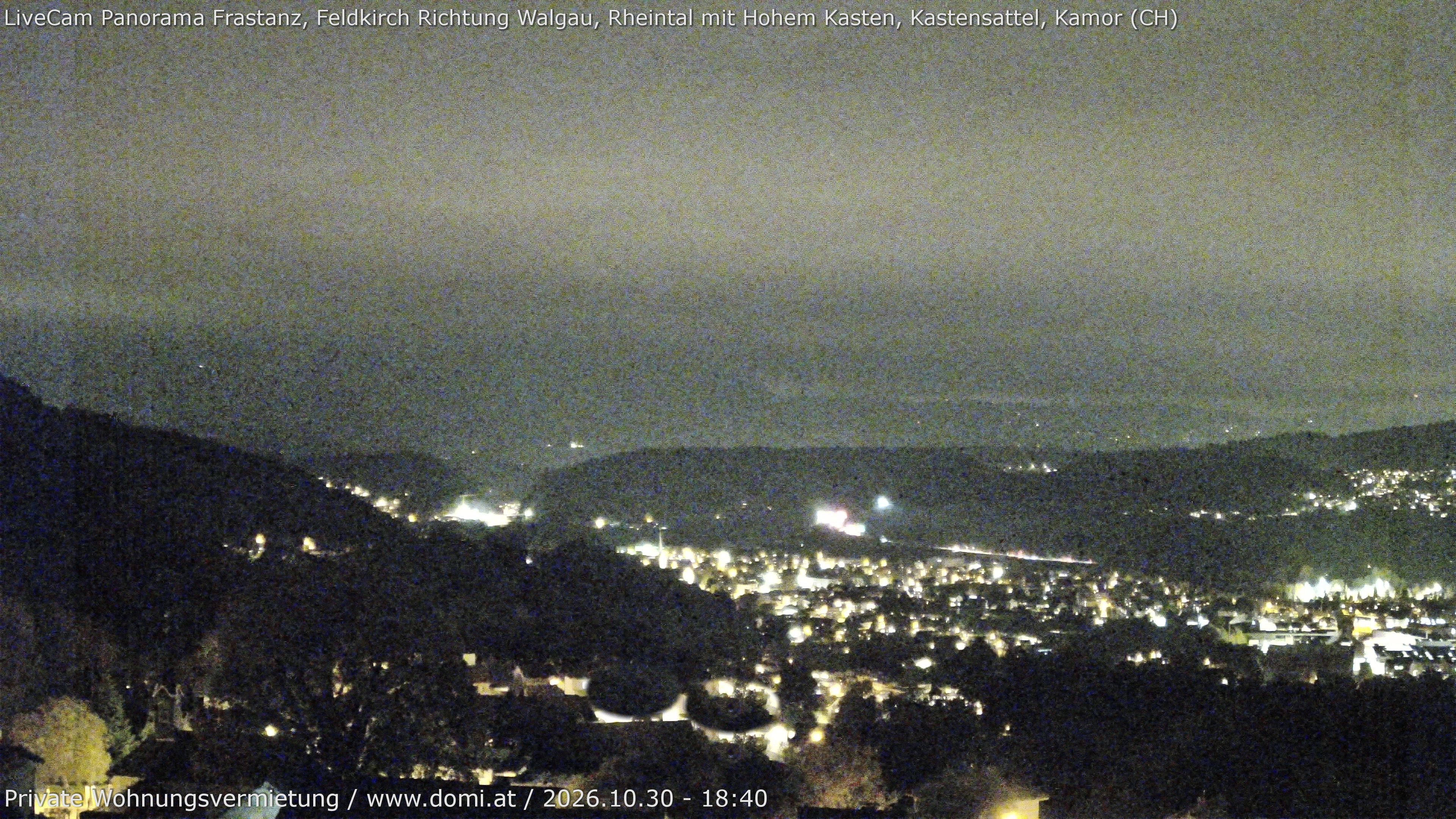 Archiv Foto Webcam Ausblick von Gampelün bei Frastanz