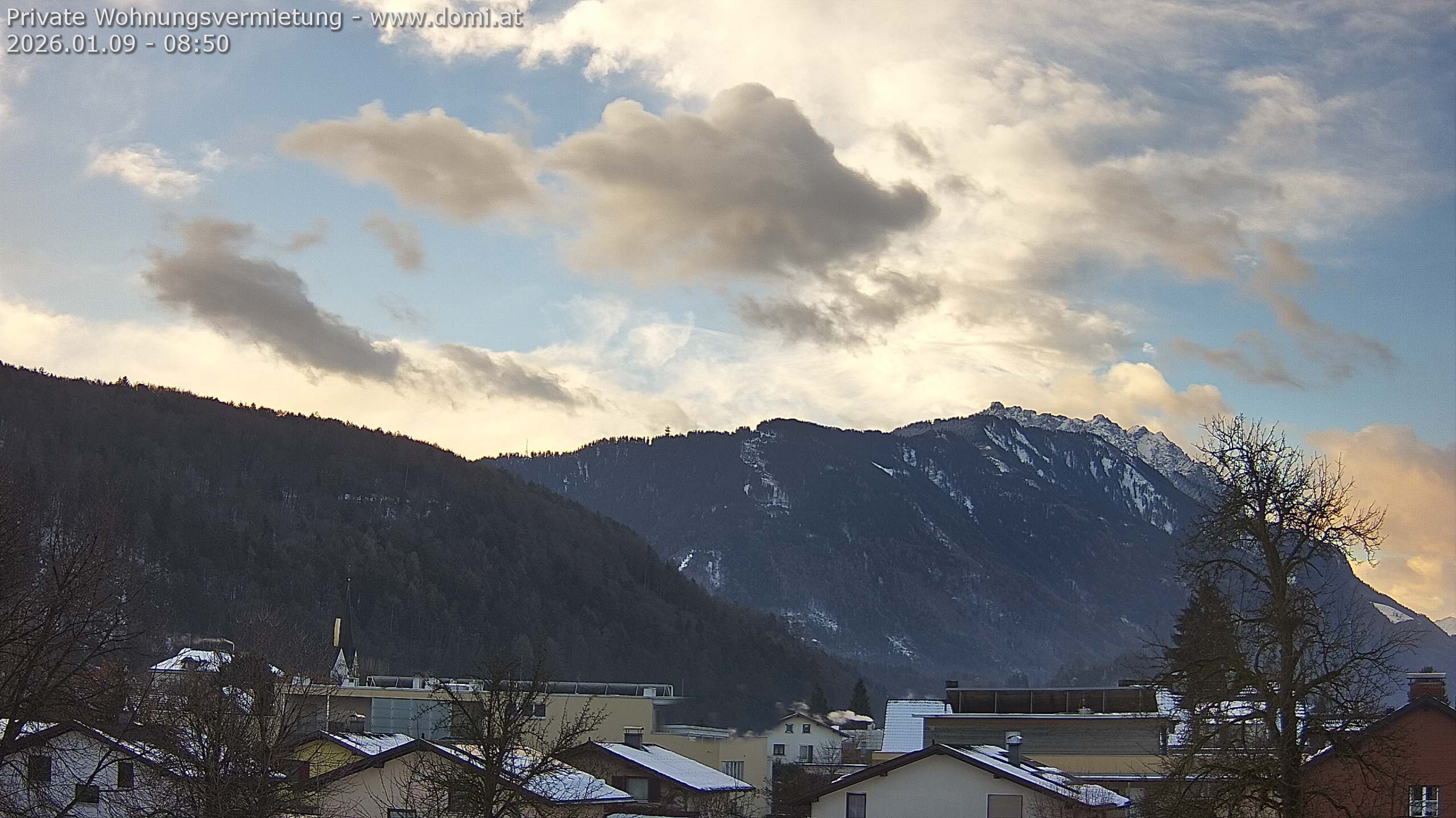 Archiv Foto Webcam Blick über Gisingen bei Feldkirch