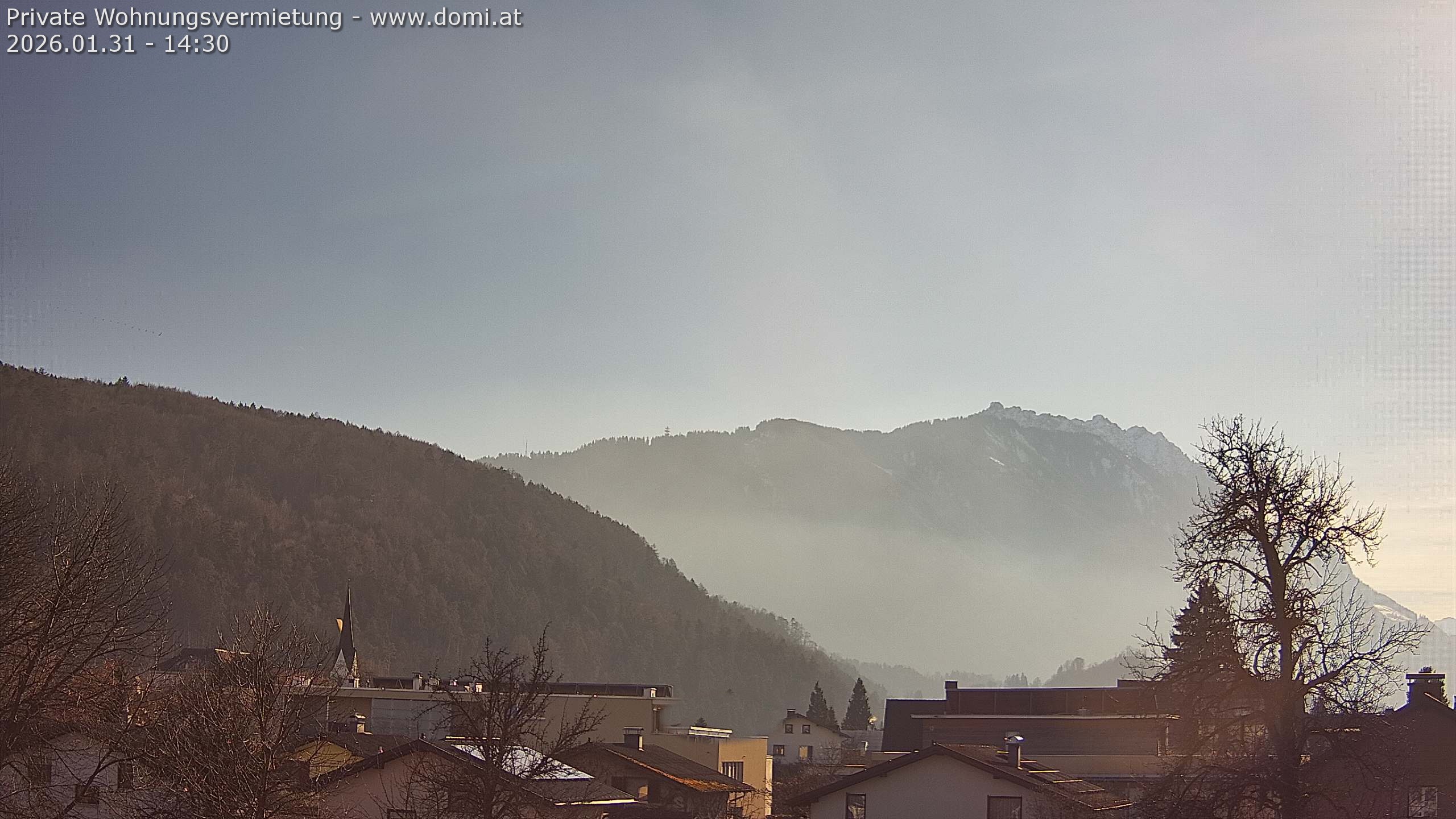 Archiv Foto Webcam Blick über Gisingen bei Feldkirch