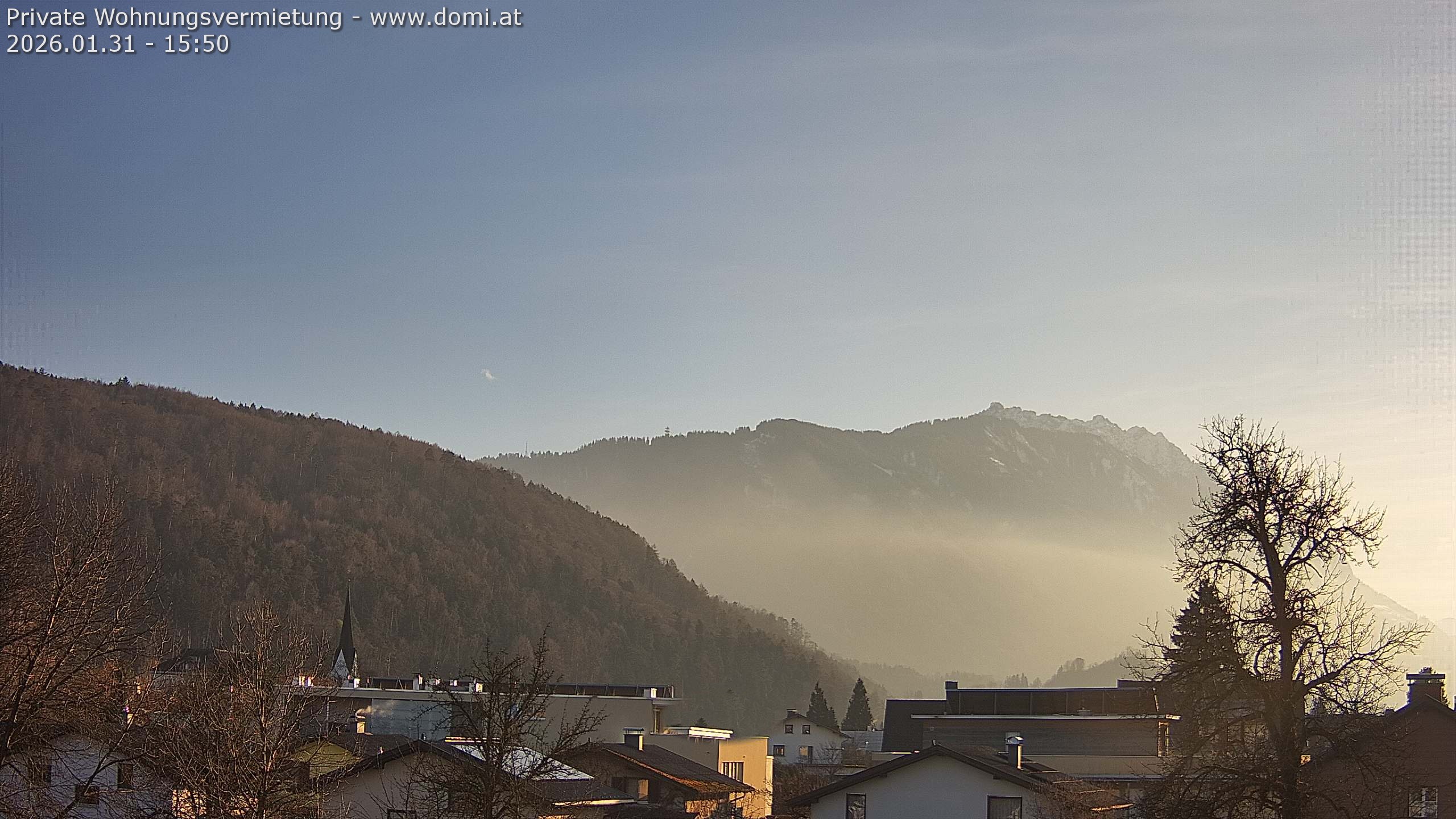 Archiv Foto Webcam Blick über Gisingen bei Feldkirch