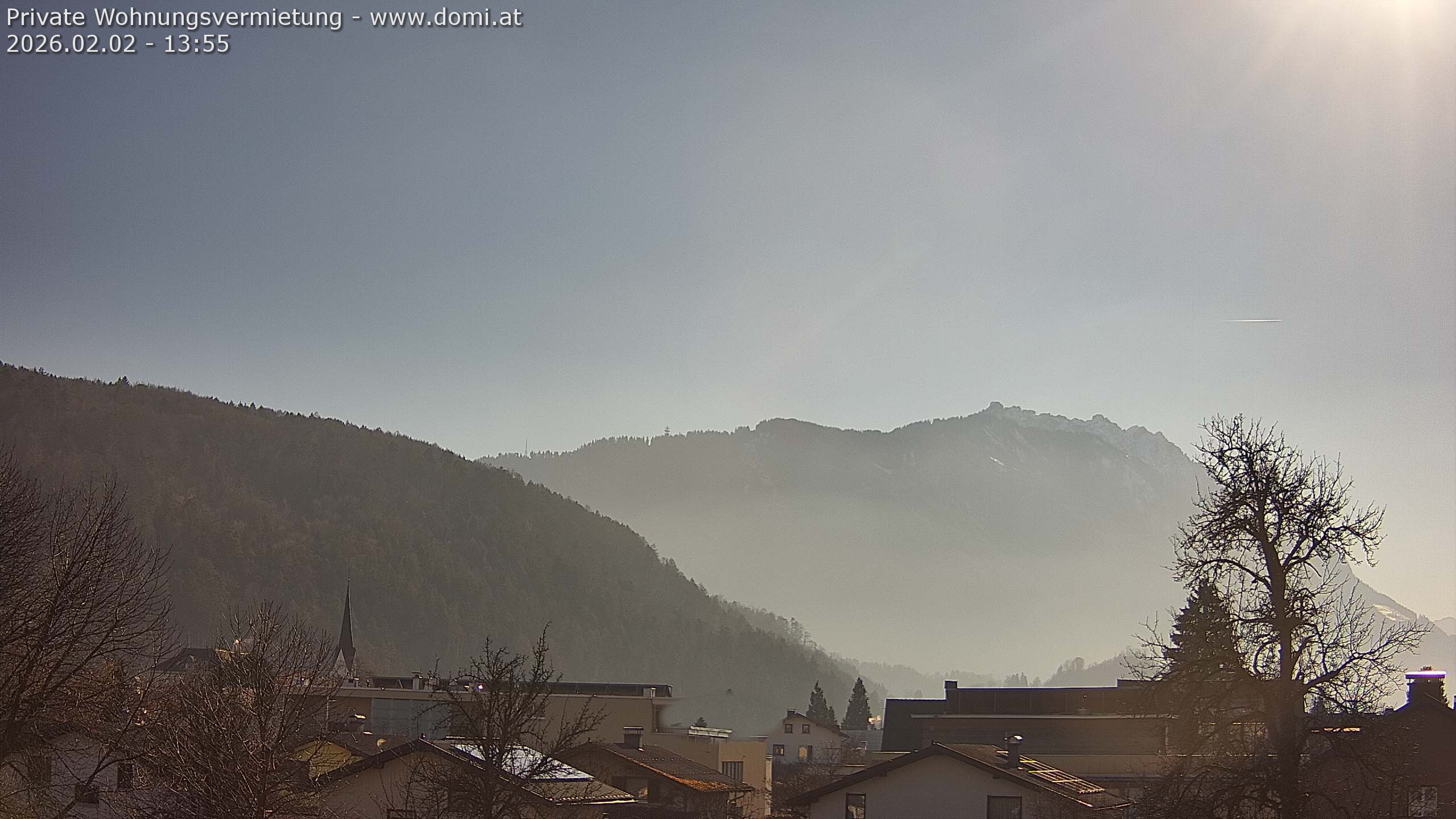 Archiv Foto Webcam Blick über Gisingen bei Feldkirch
