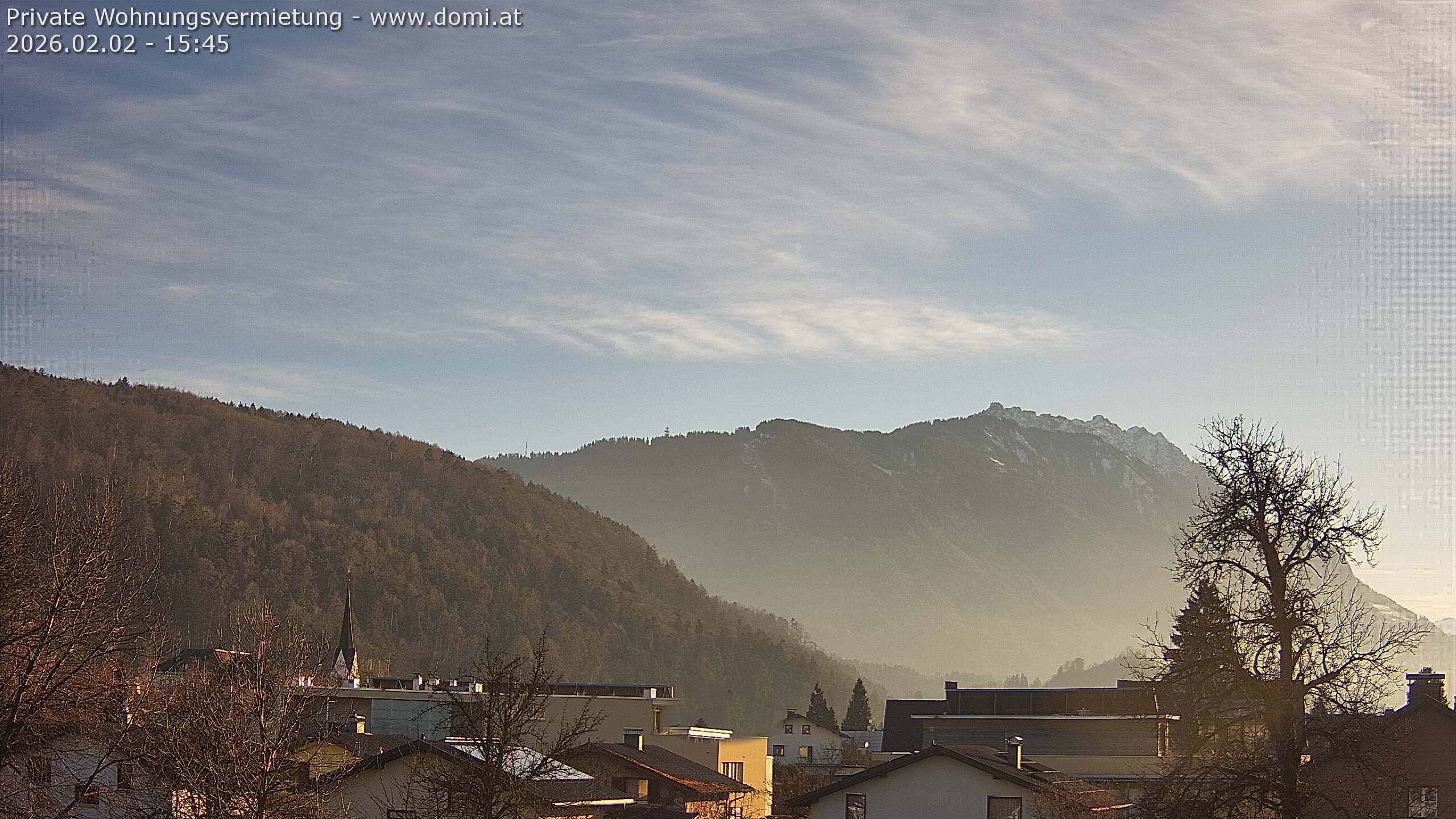 Archiv Foto Webcam Blick über Gisingen bei Feldkirch