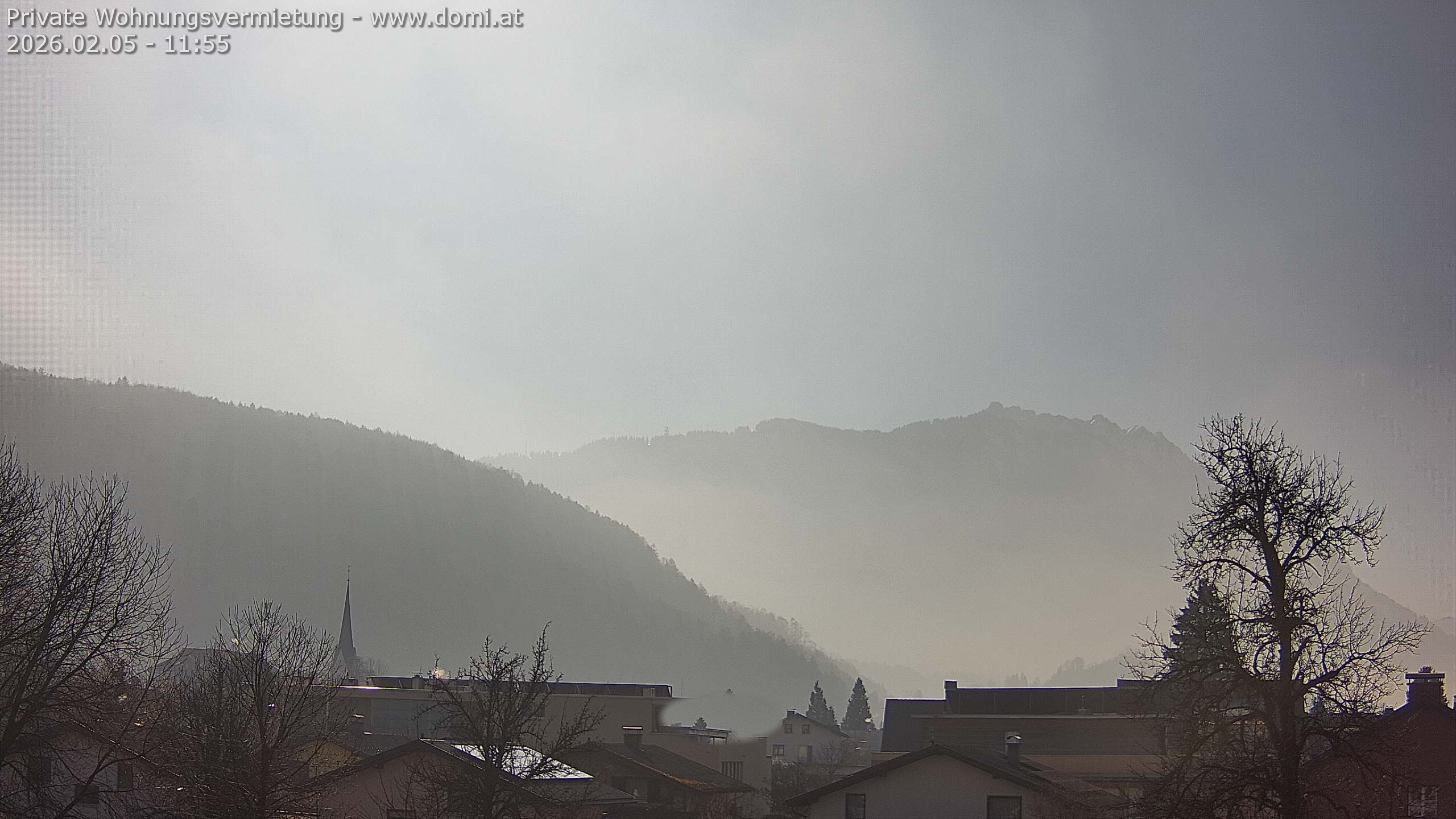 Archiv Foto Webcam Blick über Gisingen bei Feldkirch