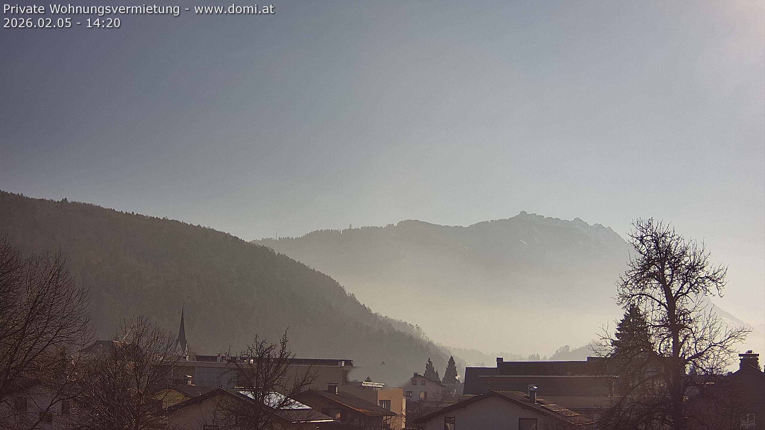Archiv Foto Webcam Blick über Gisingen bei Feldkirch