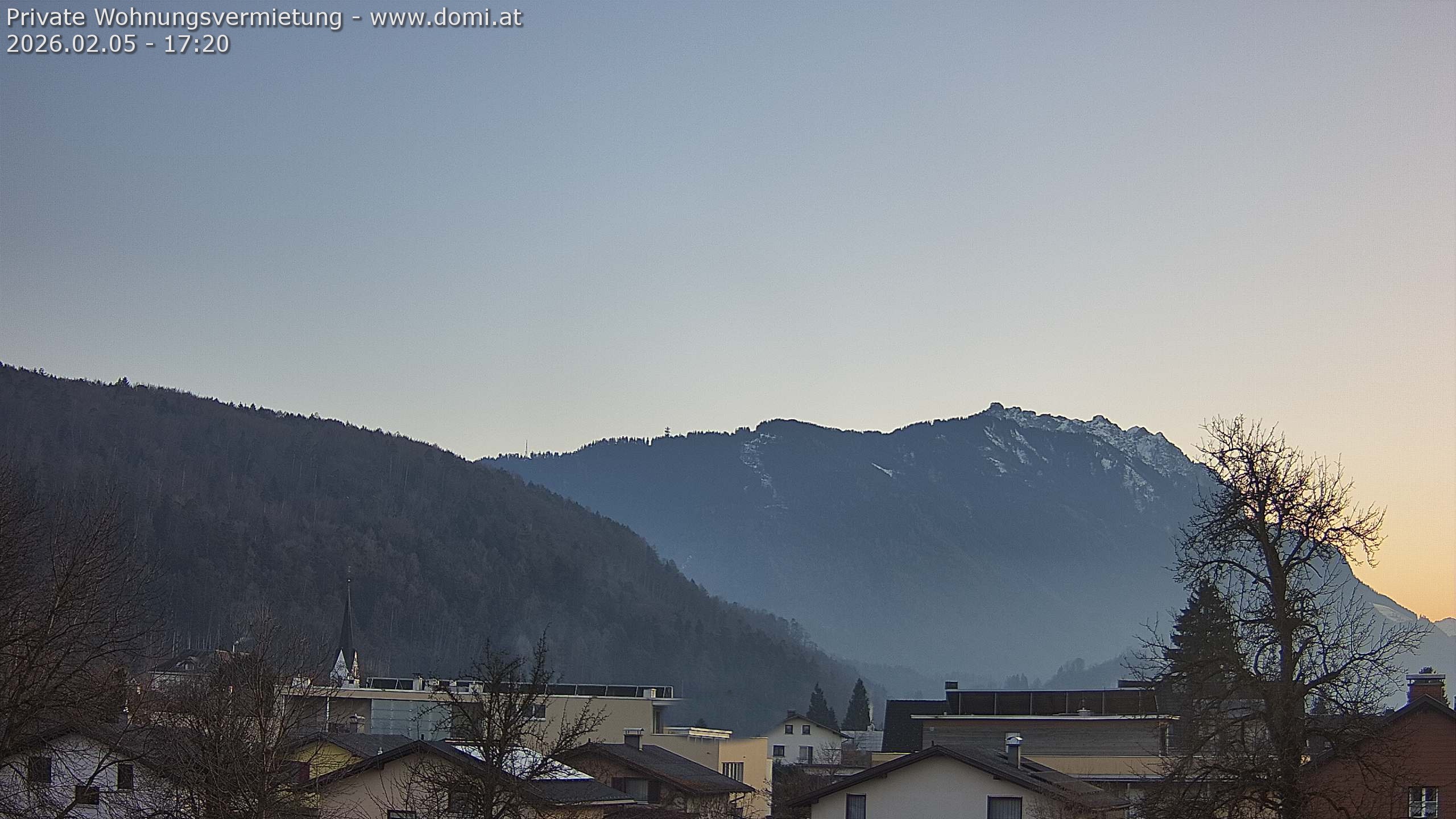 Archiv Foto Webcam Blick über Gisingen bei Feldkirch