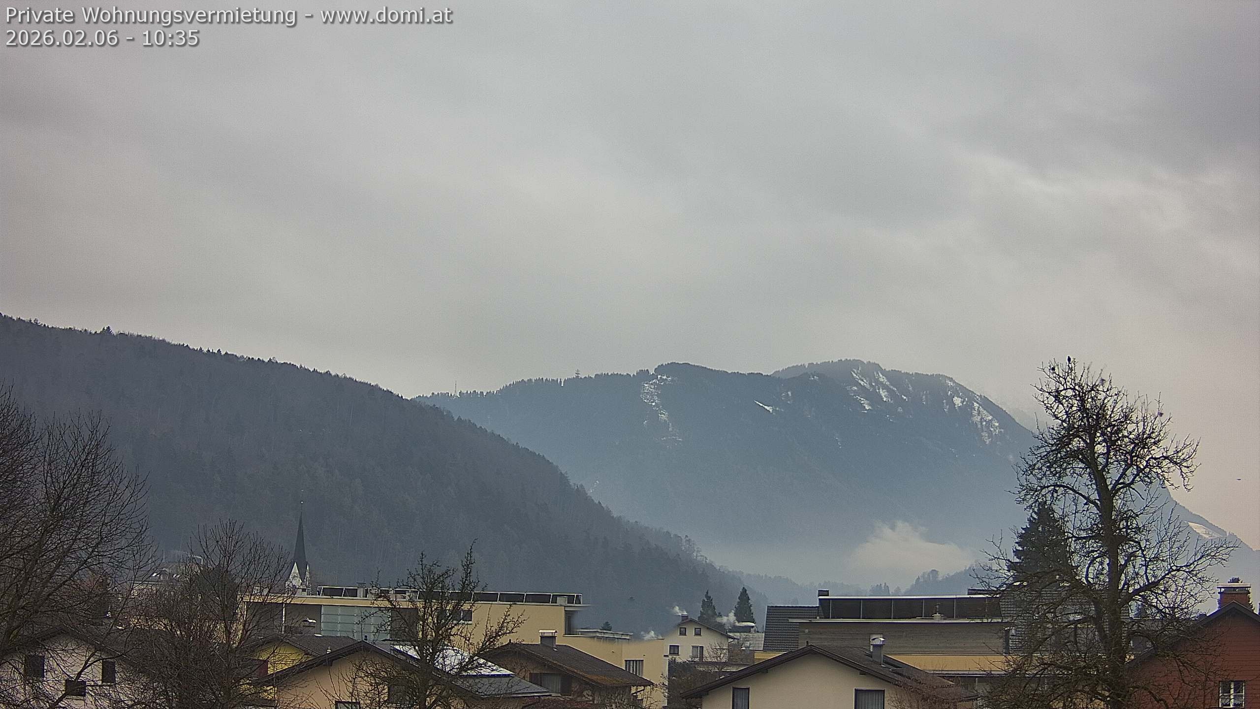 Archiv Foto Webcam Blick über Gisingen bei Feldkirch