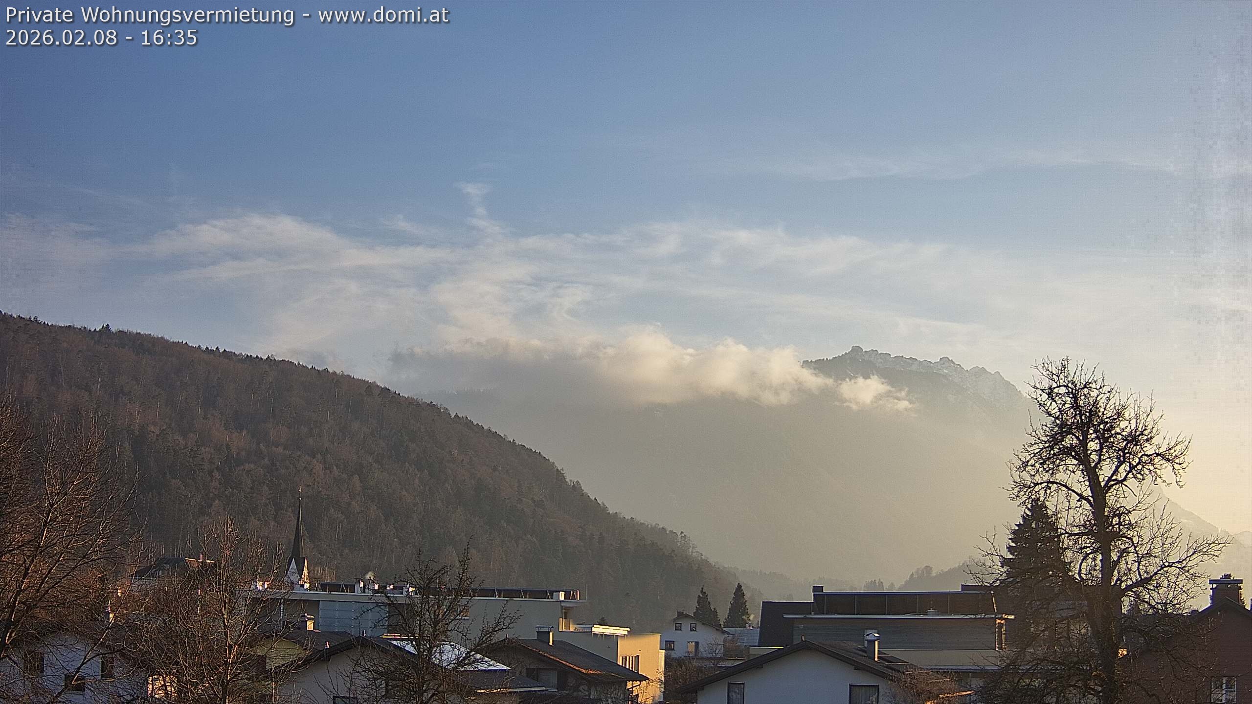 Archiv Foto Webcam Blick über Gisingen bei Feldkirch