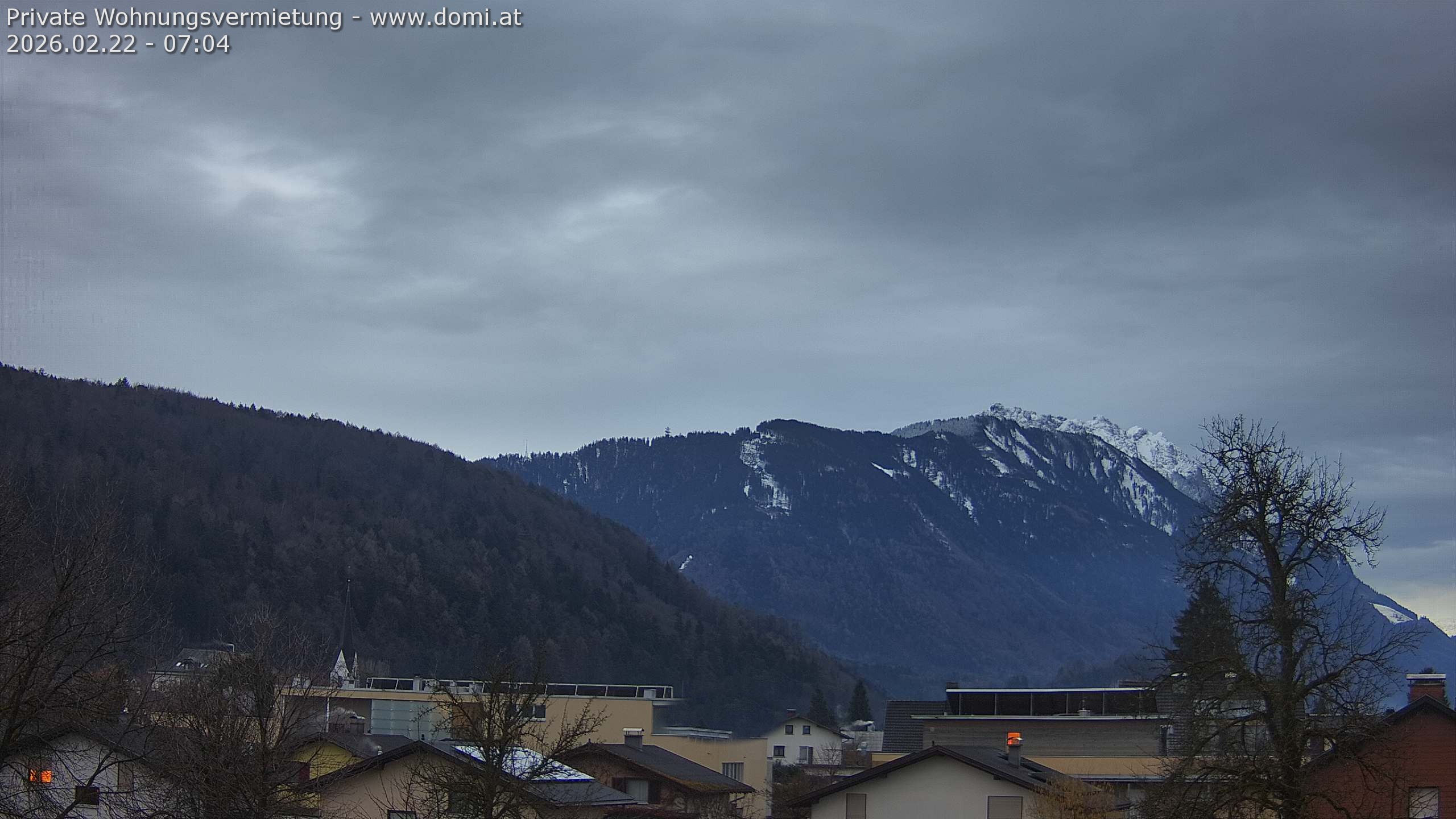 Archiv Foto Webcam Blick über Gisingen bei Feldkirch