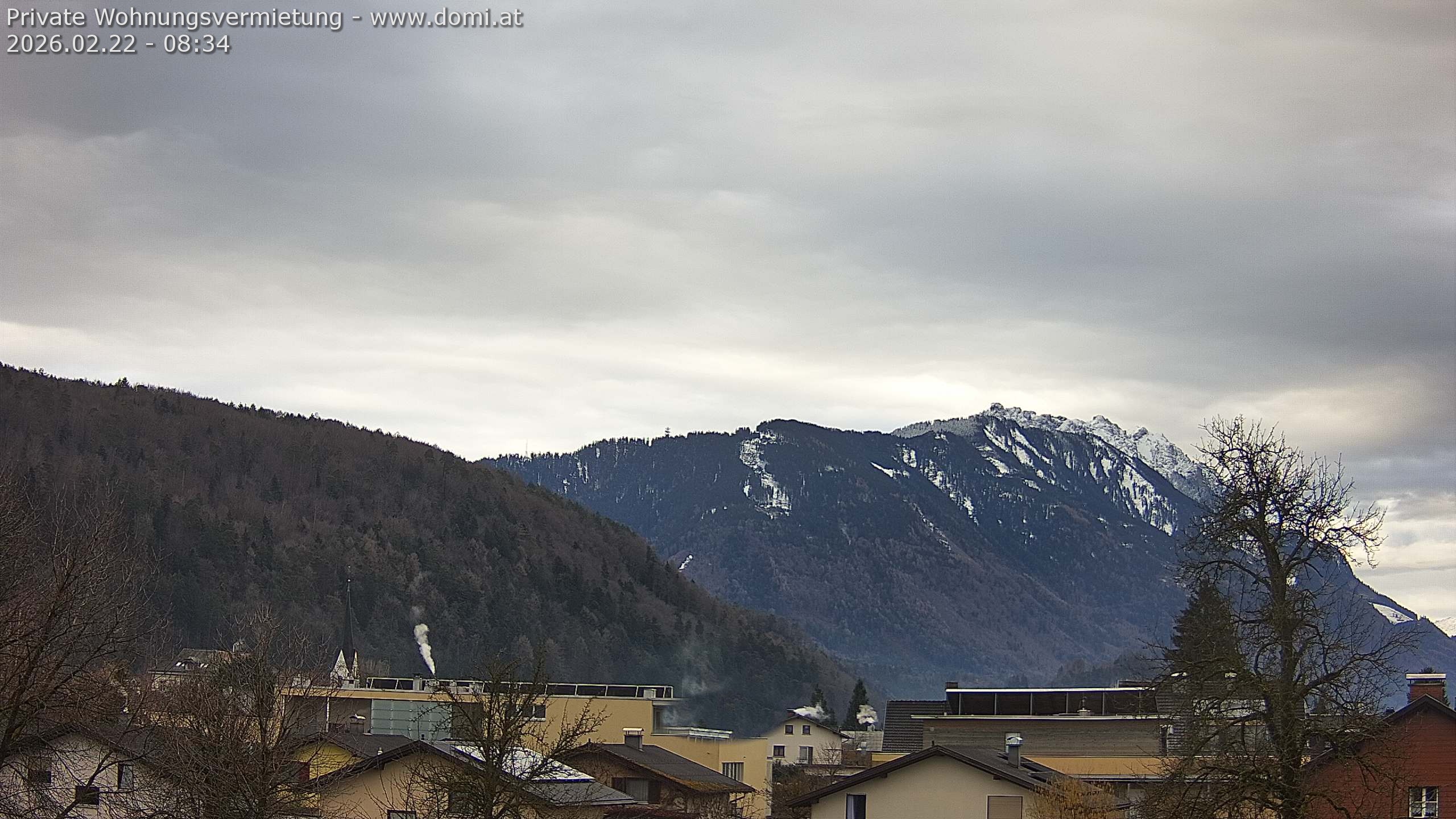Archiv Foto Webcam Blick über Gisingen bei Feldkirch