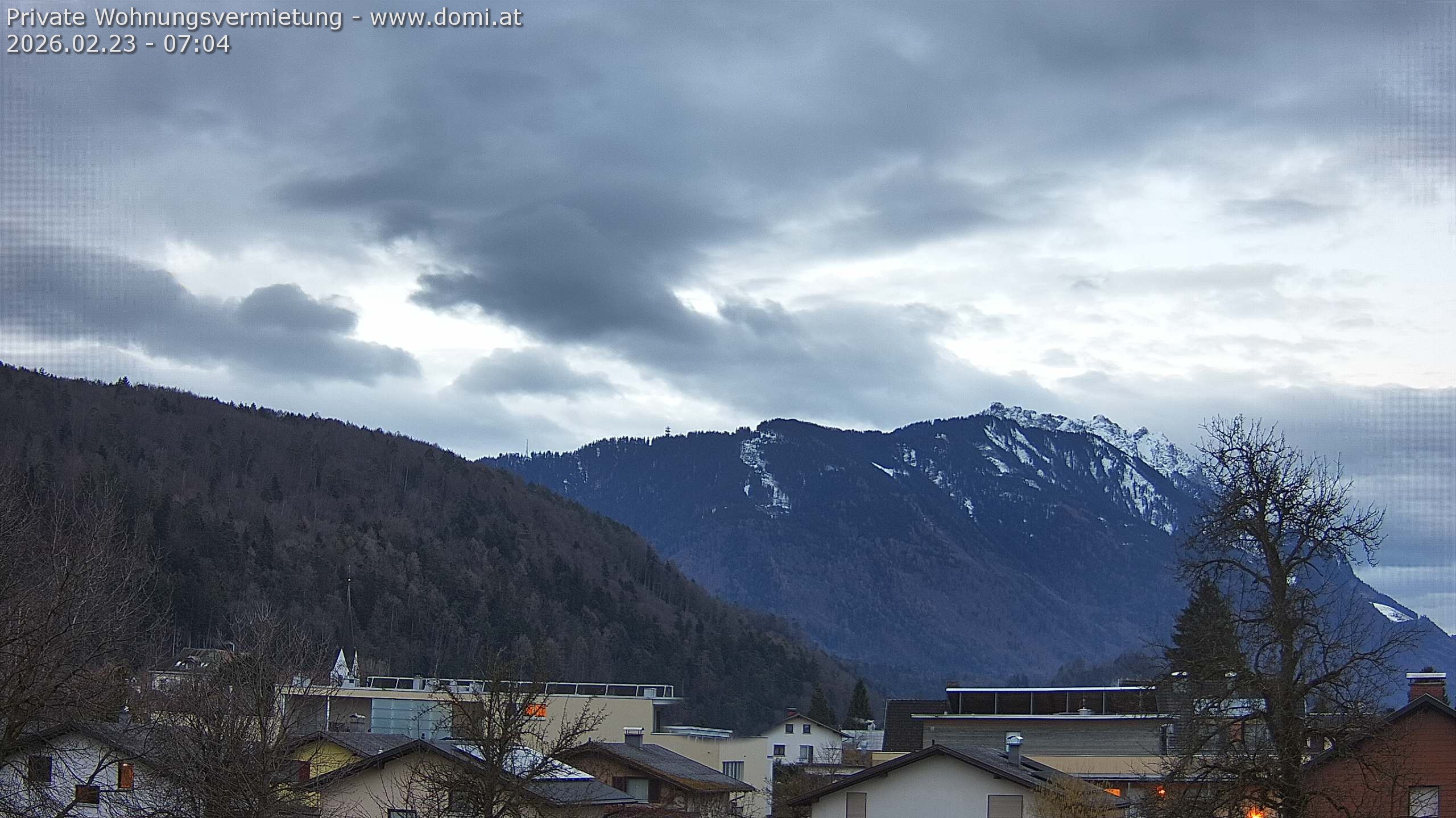 Archiv Foto Webcam Blick über Gisingen bei Feldkirch
