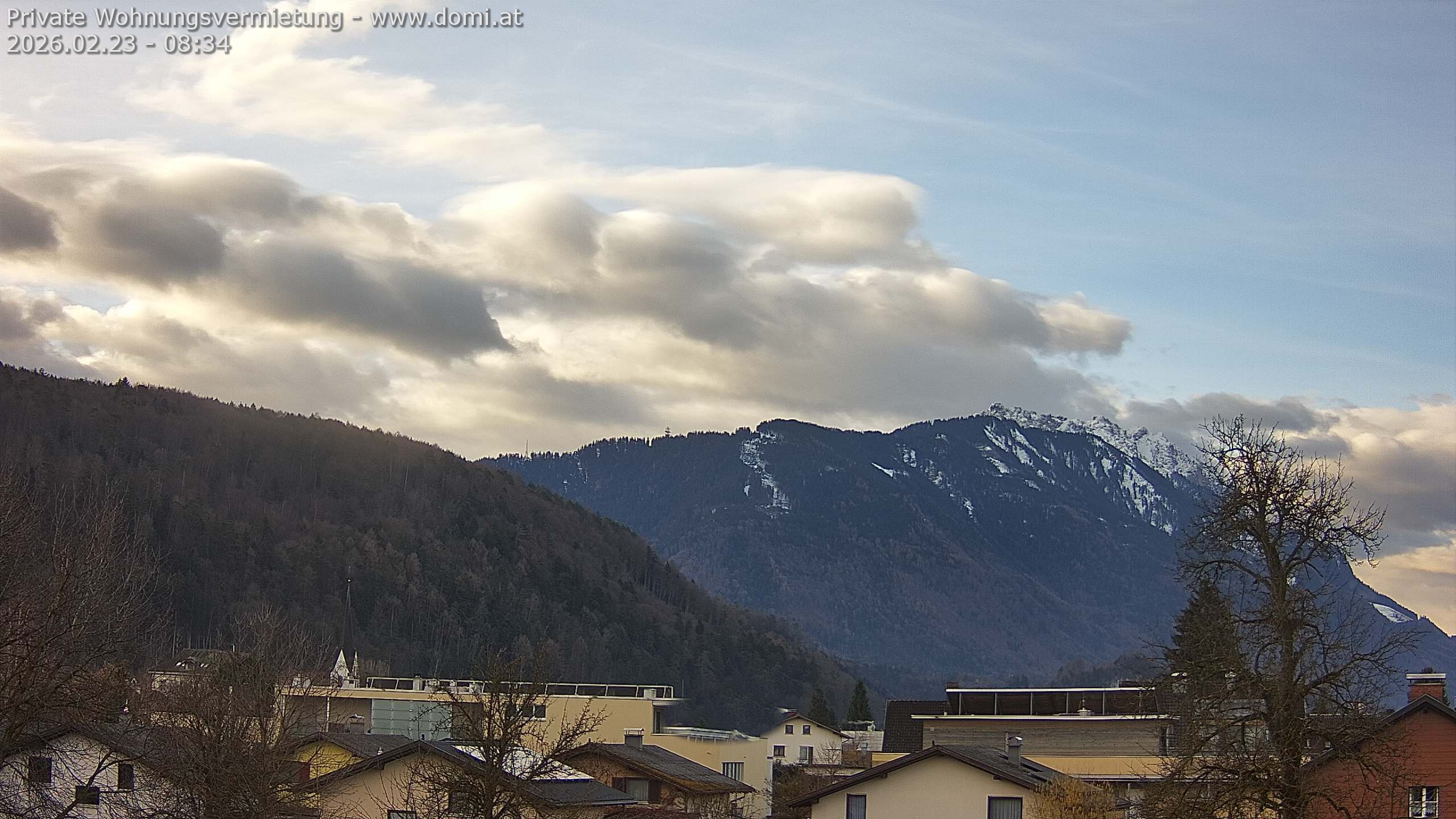 Archiv Foto Webcam Blick über Gisingen bei Feldkirch