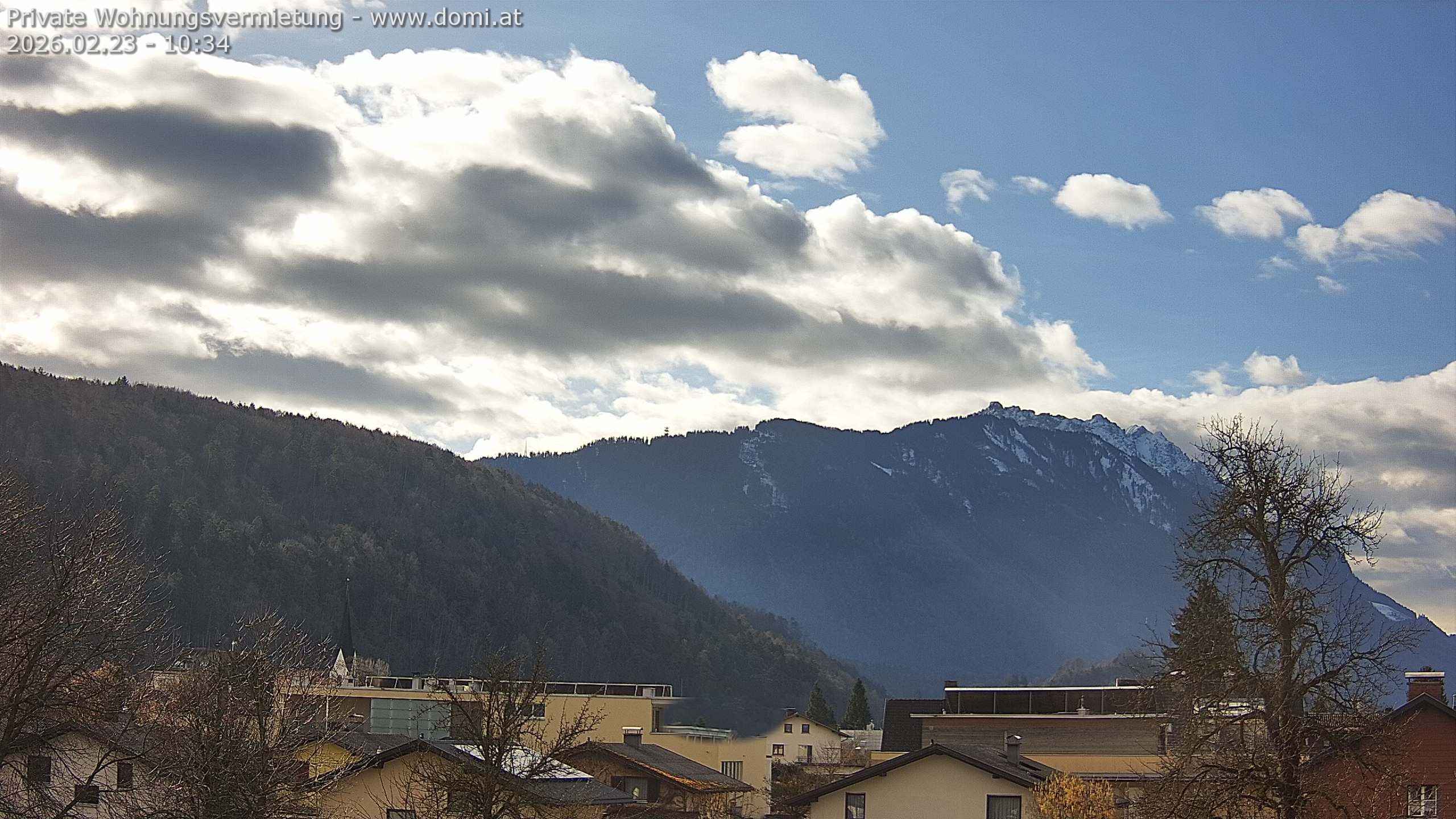 Archiv Foto Webcam Blick über Gisingen bei Feldkirch