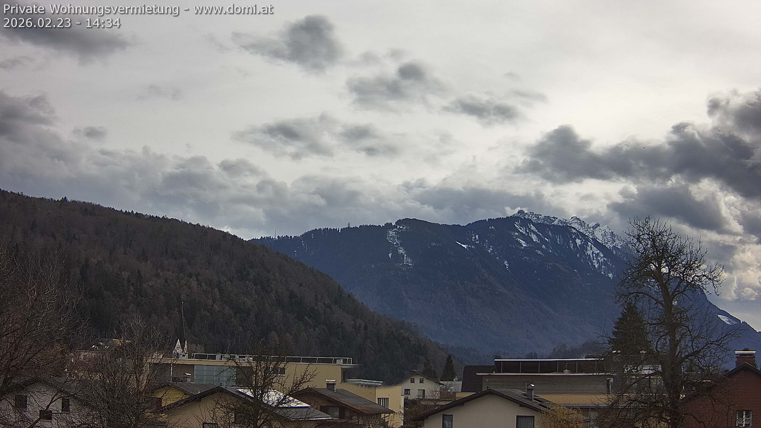 Archiv Foto Webcam Blick über Gisingen bei Feldkirch