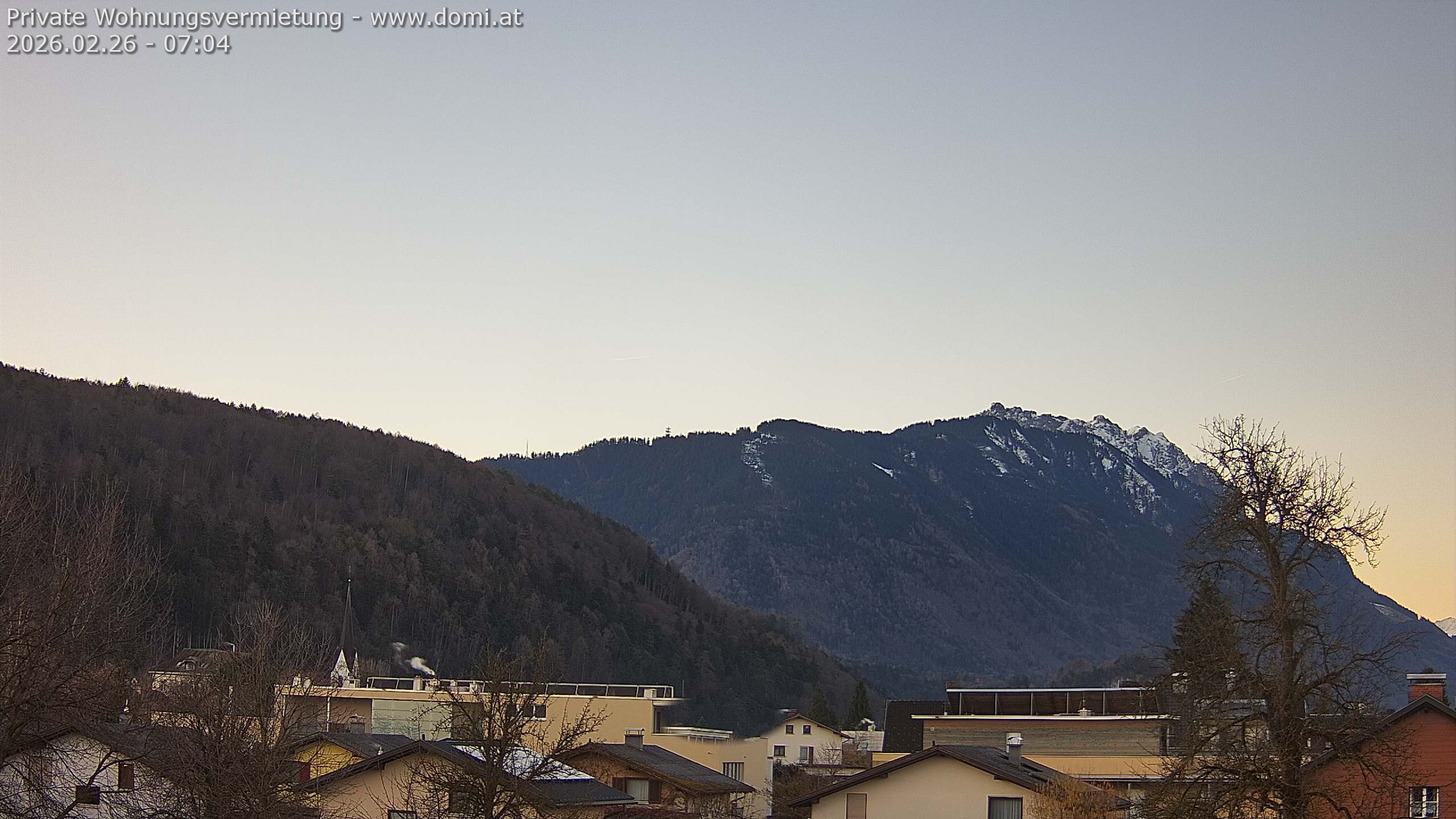 Archived image Webcam View over Gisingen in Feldkirch