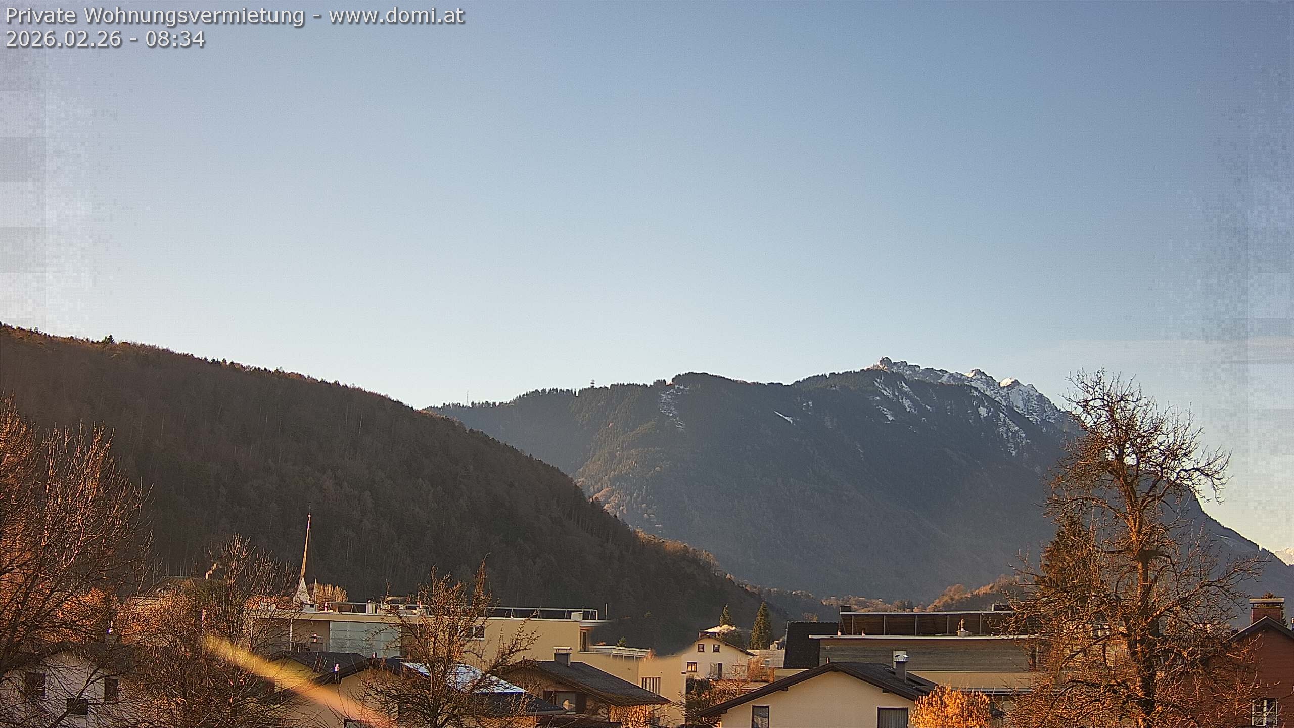 Archived image Webcam View over Gisingen in Feldkirch