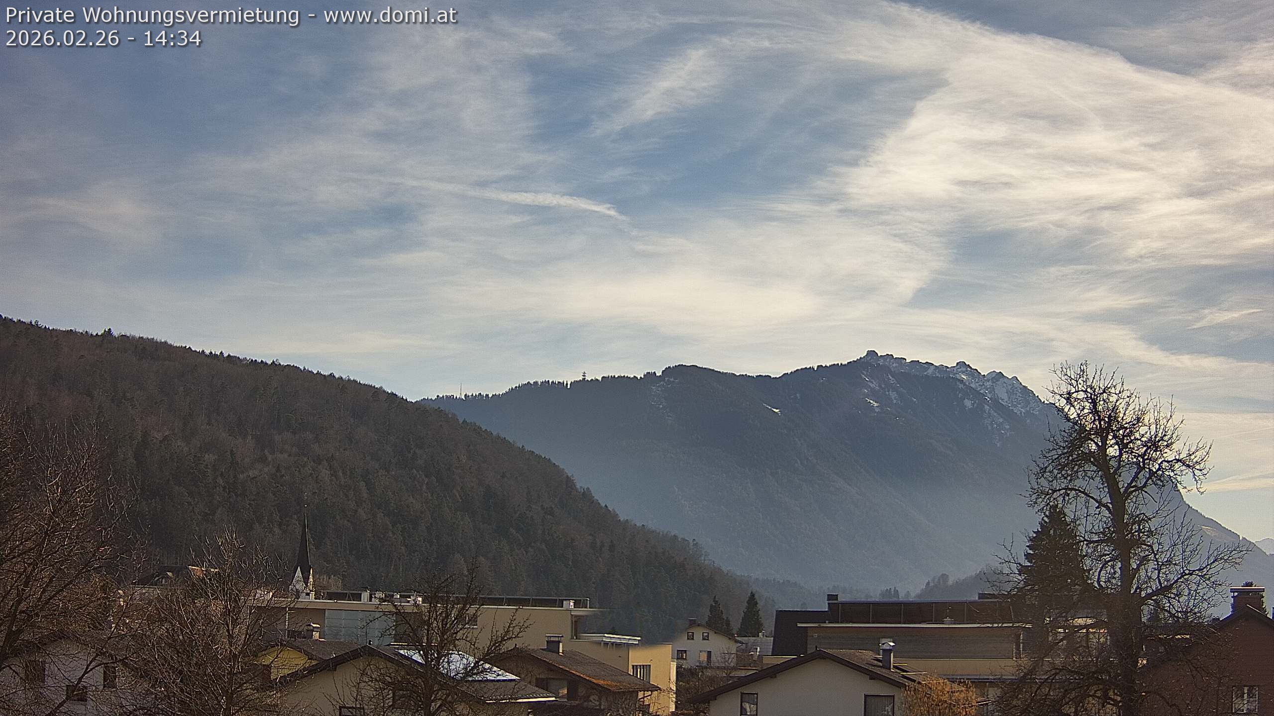Archived image Webcam View over Gisingen in Feldkirch