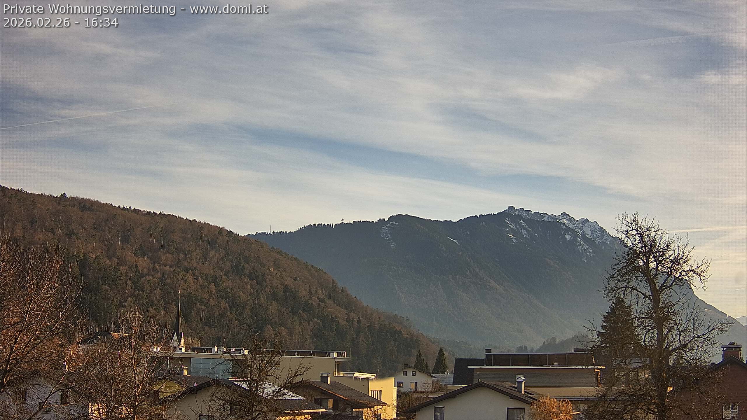 Archived image Webcam View over Gisingen in Feldkirch