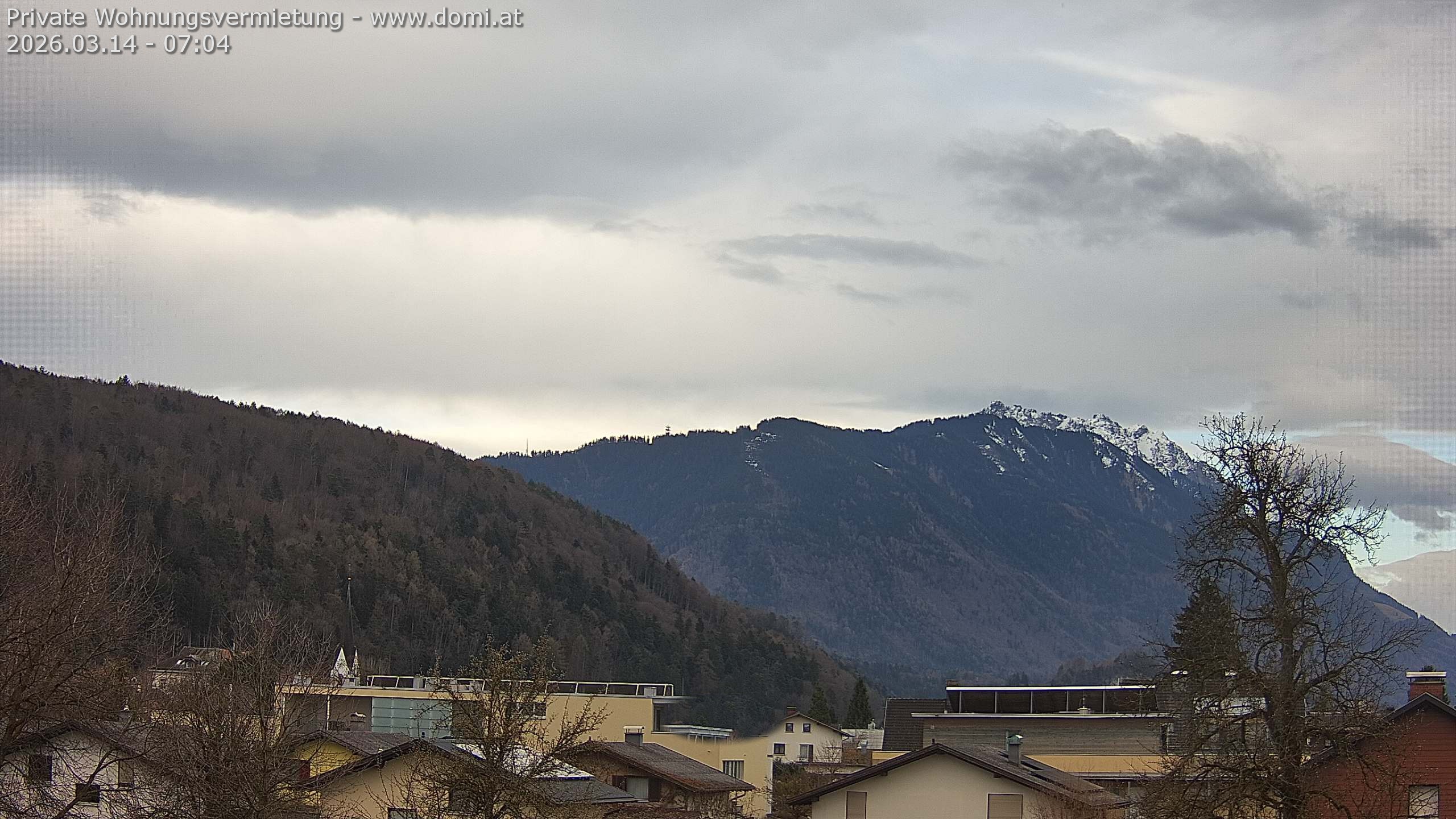 Archiv Foto Webcam Blick über Gisingen bei Feldkirch