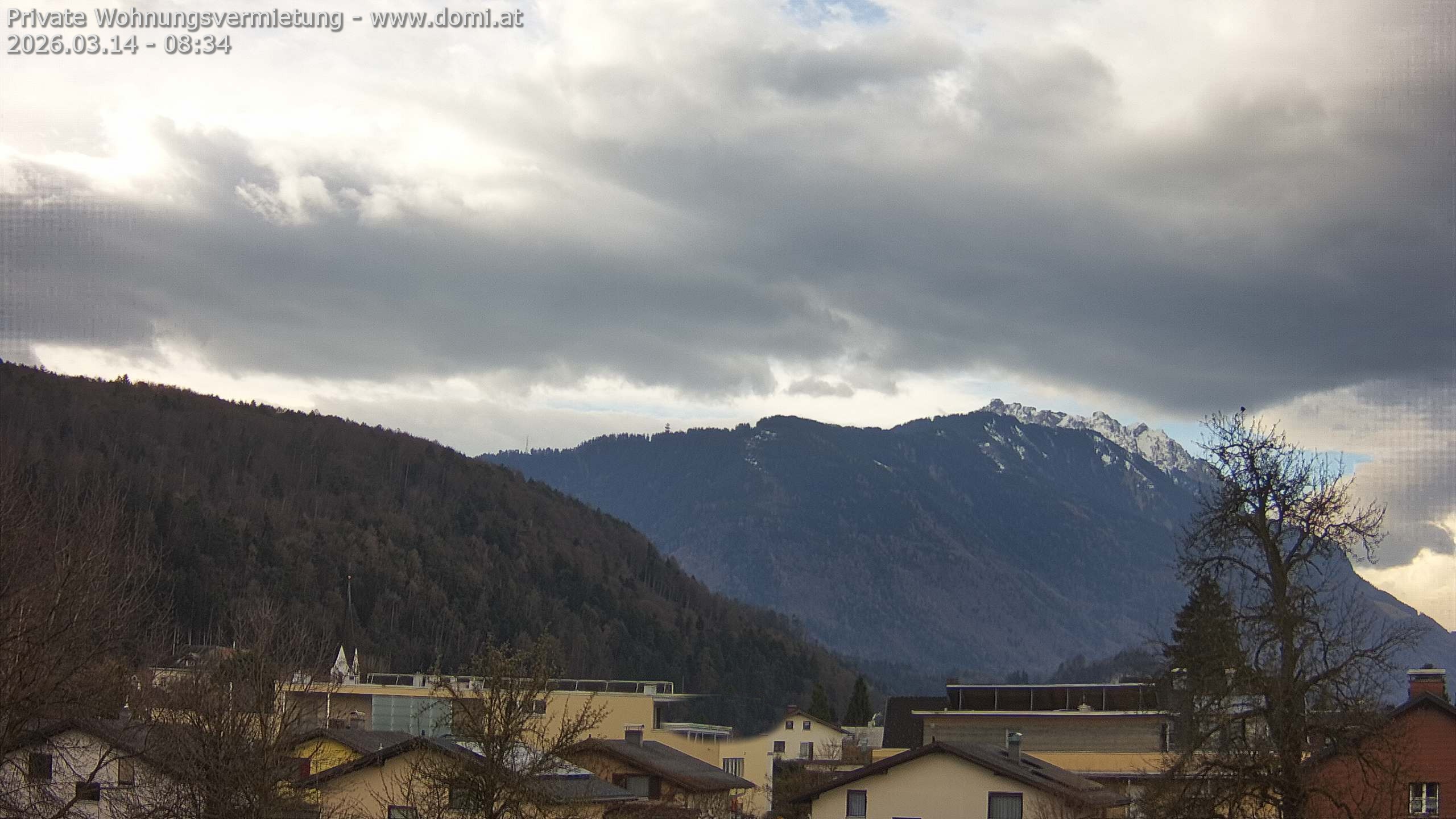 Archiv Foto Webcam Blick über Gisingen bei Feldkirch