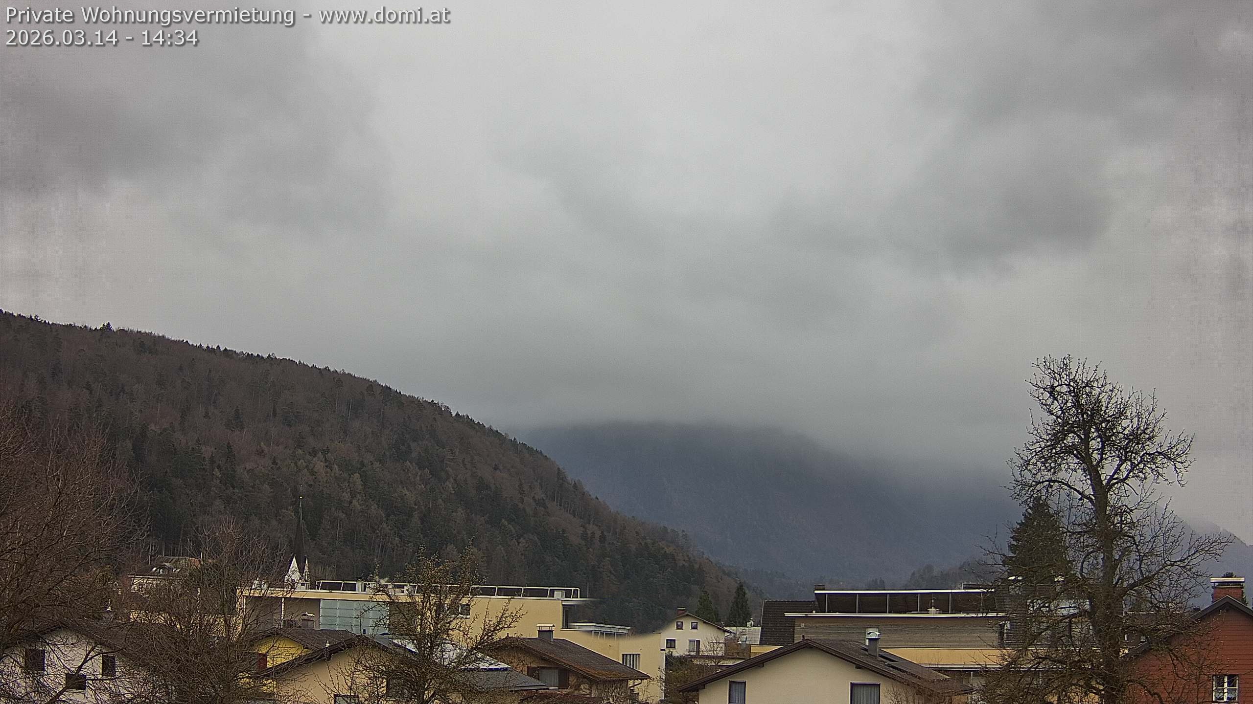 Archiv Foto Webcam Blick über Gisingen bei Feldkirch