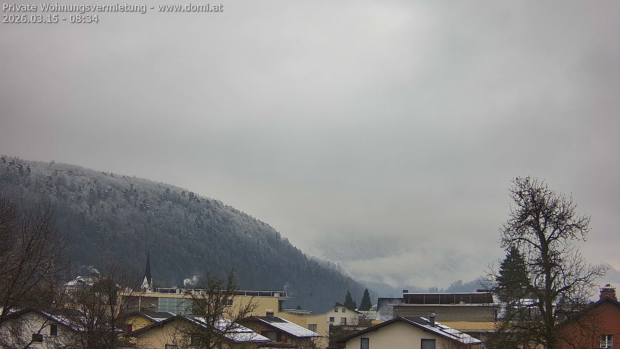 Archiv Foto Webcam Blick über Gisingen bei Feldkirch